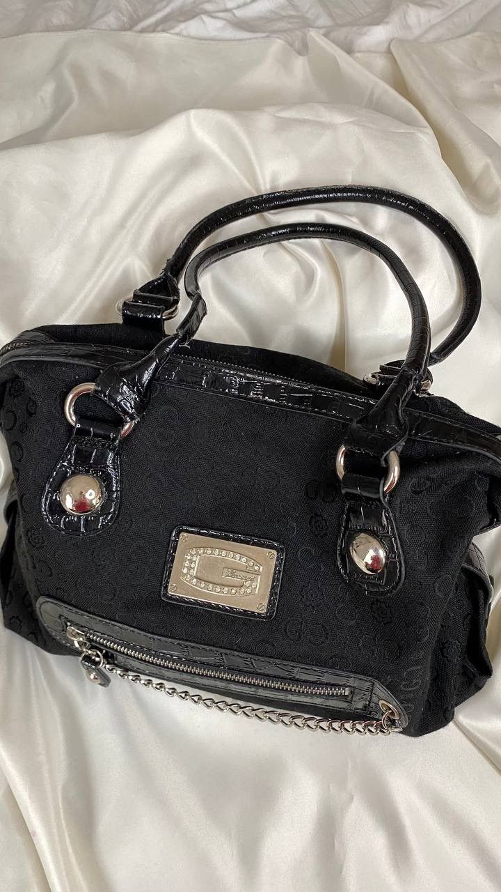 Vintage Vintage black “G” monogram shoulder bag Size ONE SIZE - 3 Thumbnail