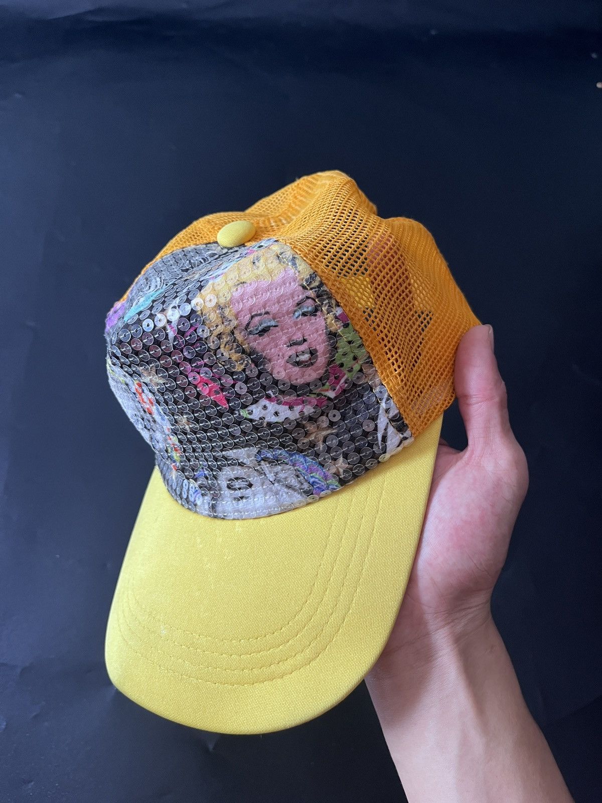 Japanese Brand Japanese X Madonna Trucker hat Rare item Size ONE SIZE - 2 Thumbnail