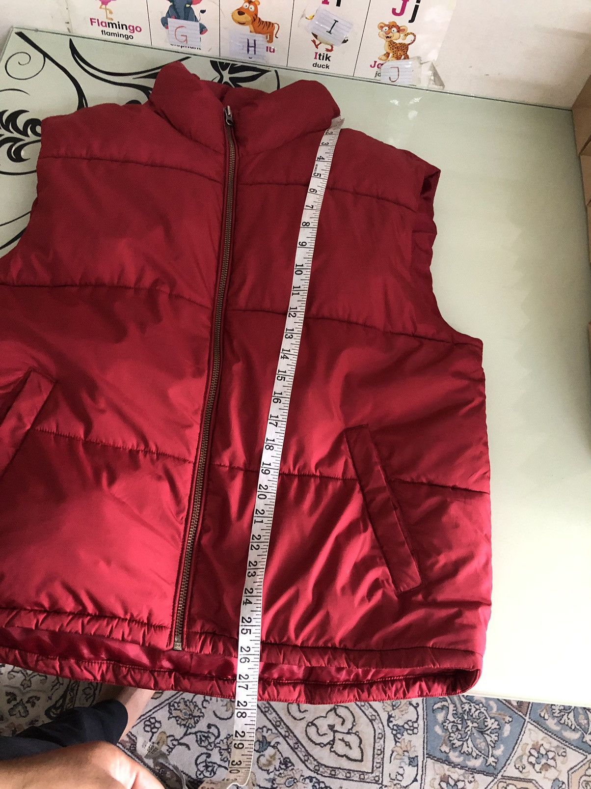 Gap Gap Minimalist Red Puffer Vest Jacket For Winter Size US XL / EU 56 / 4 - 17 Thumbnail