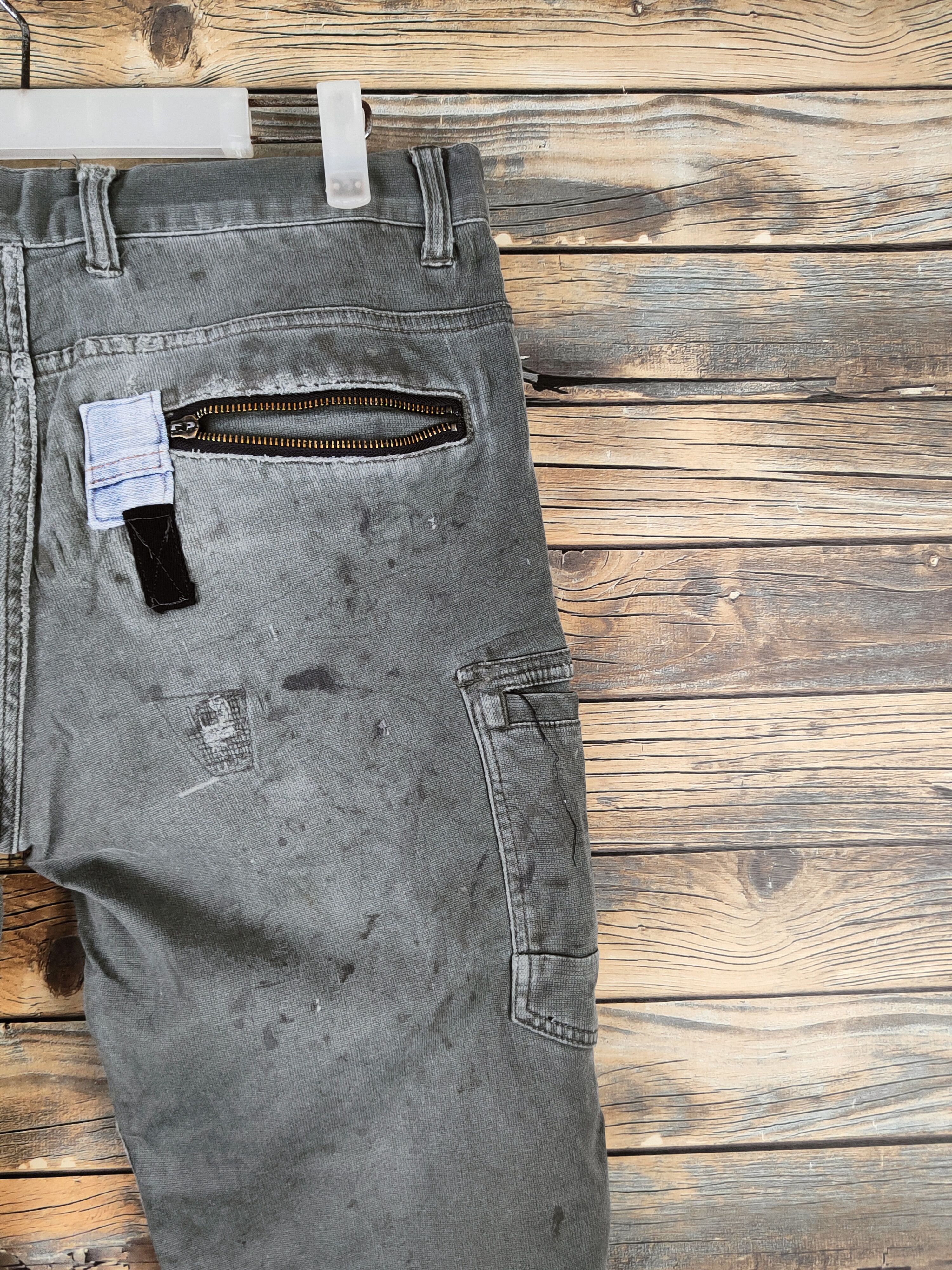 Japanese Brand DL Scot.Inc Army Green Multipocket Cargo Pants #46-688 Size US 33 - 10 Thumbnail