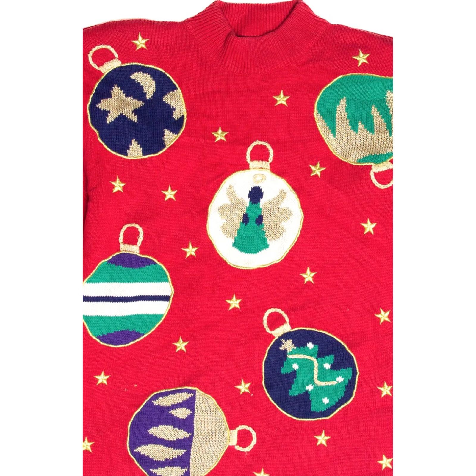 Vintage VINTAGE Red Ugly Christmas Pullover 63298 Richard Sport Pullover Small Red Christmas Mens Womens Officers? Size S / US 4 / IT 40 - 2 Thumbnail