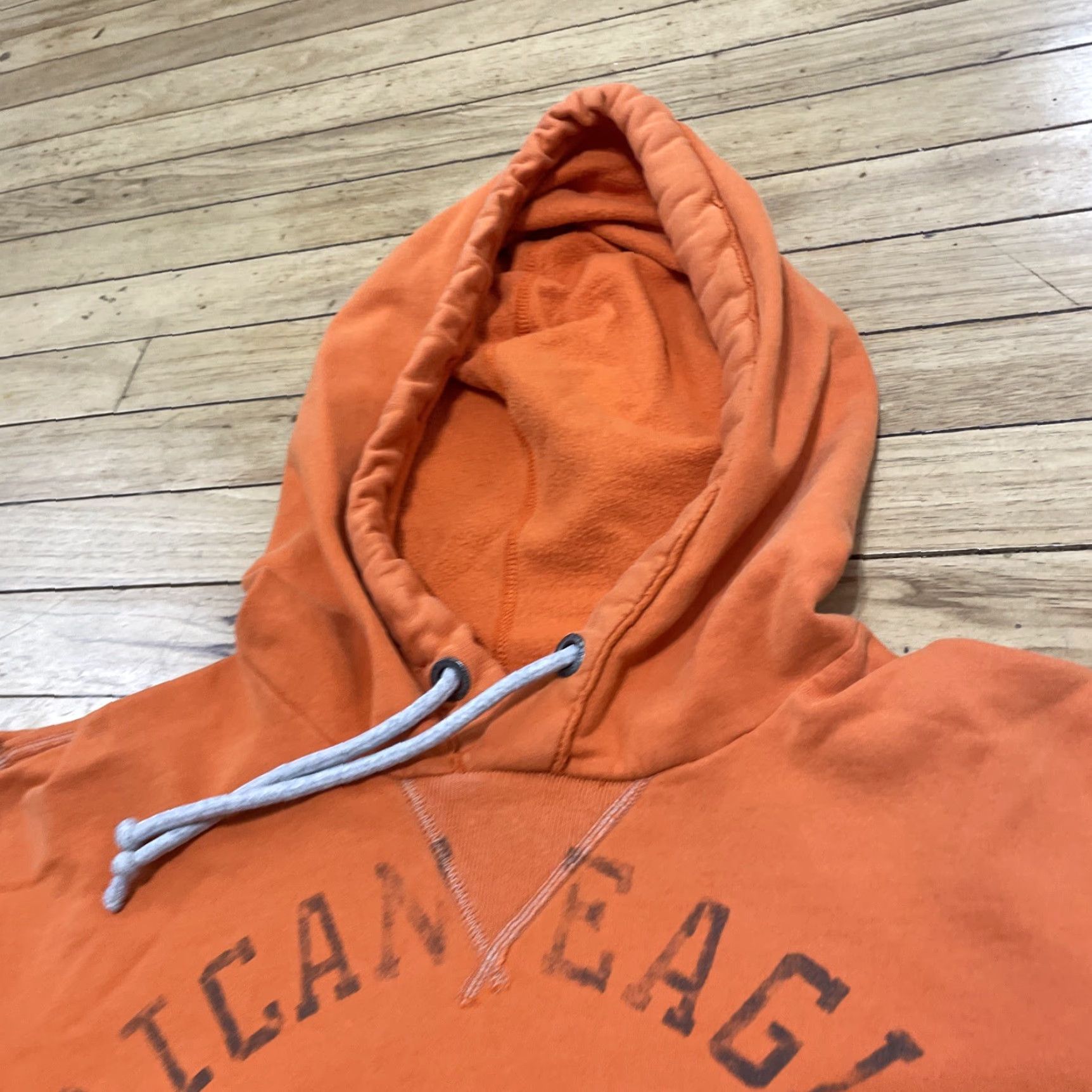 American Eagle Outfitters American Eagle Outfitters Hoodie Men L Orange Graphic Halloween Y2k Wool? (wait) Size US L / EU 52-54 / 3 - 6 Thumbnail