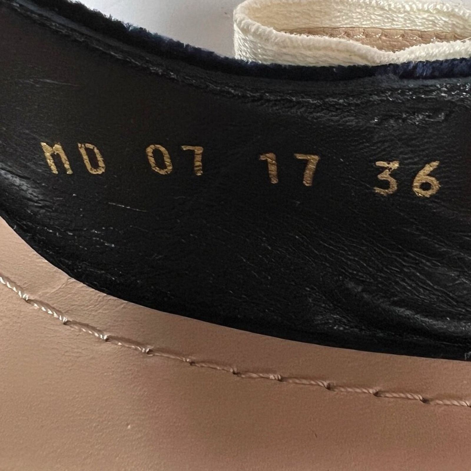 Dior Dior J'Adior Blue Velvet Slingback Pumps with Logo Straps Size US 6 / IT 36 - 6 Thumbnail