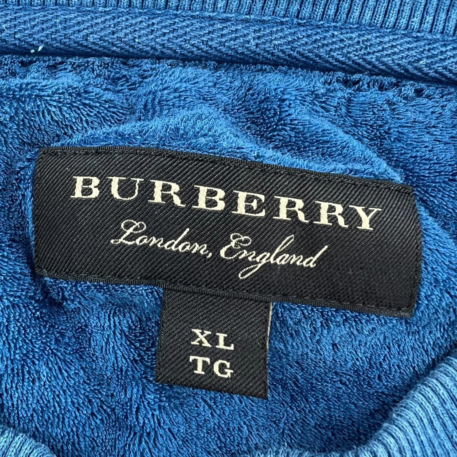 Burberry Burberry Blue French Terry Sweatshirt Size US XL / EU 56 / 4 - 3 Thumbnail