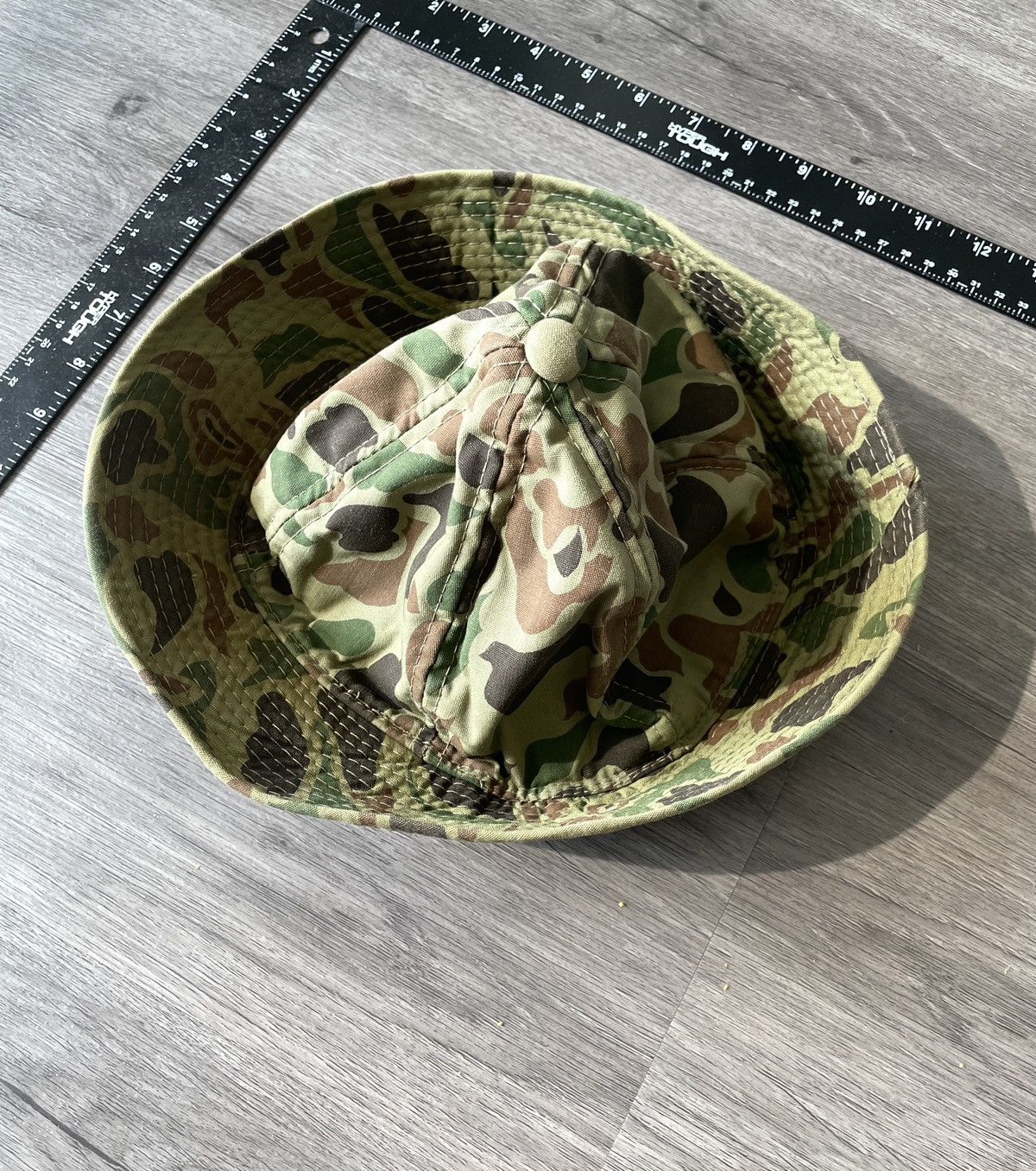 Vintage Vintage “Military Camo” Bucket Hat (Sz.OS) Size ONE SIZE - 2 Thumbnail