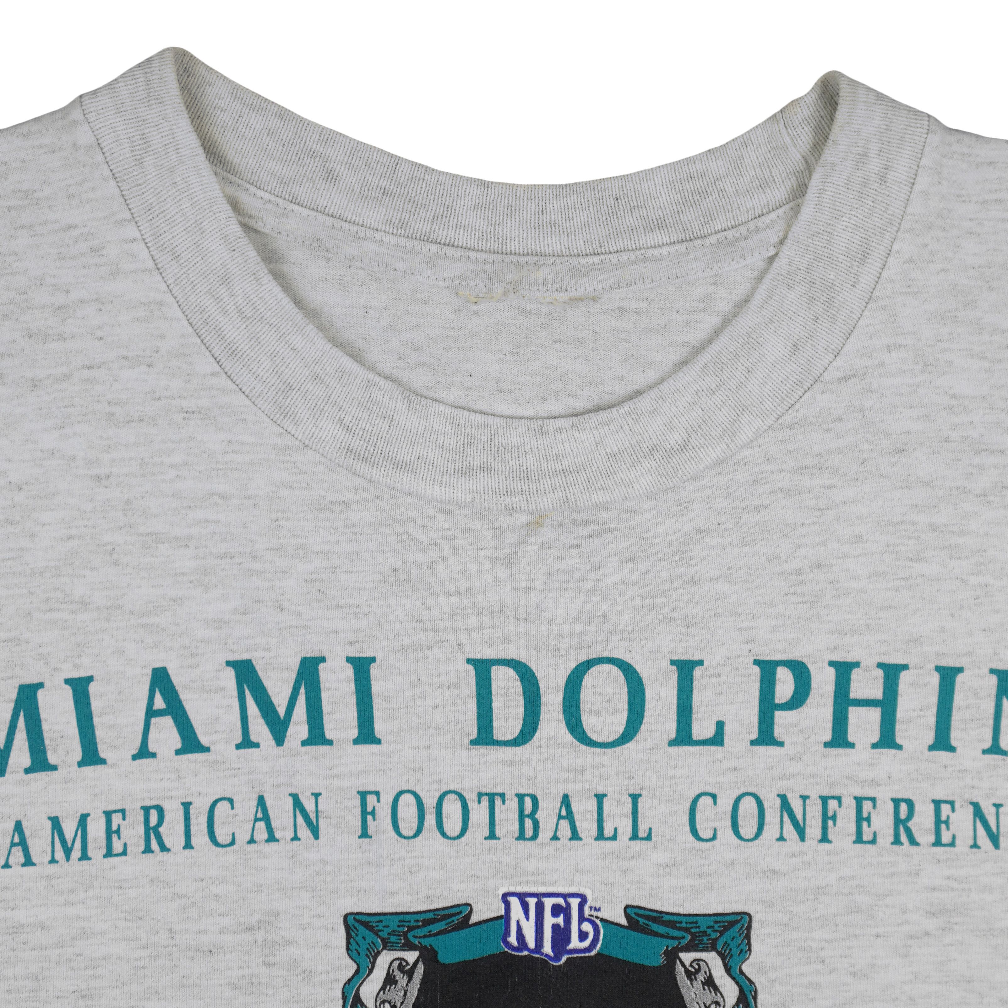 Nutmeg NFL Miami Dolphins Eastern Division T-Shirt 1990s Size US M / EU 48-50 / 2 - 5 Thumbnail