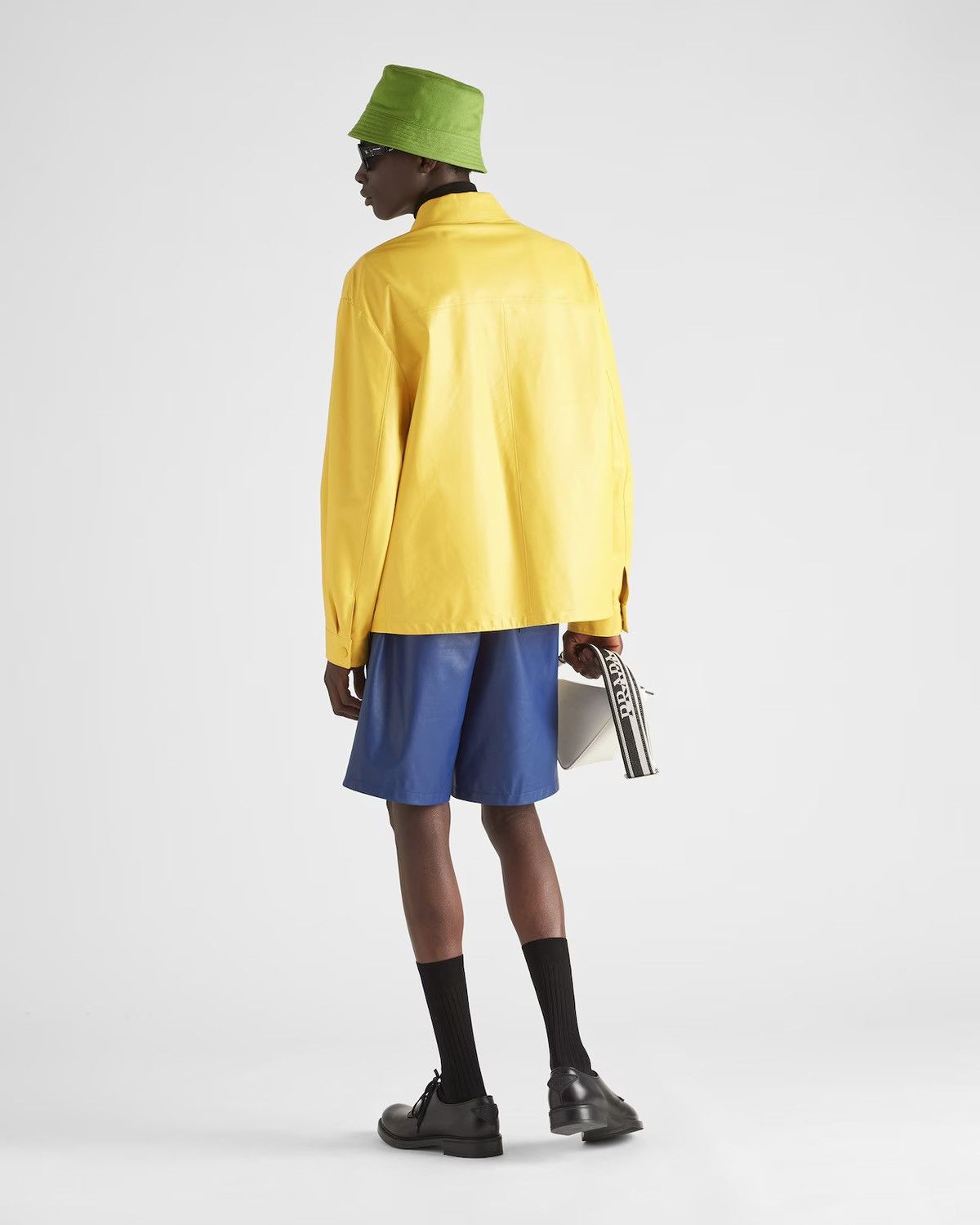 Prada Prada Nappa Leather Bermudas Size US 32 / EU 48 - 3 Thumbnail