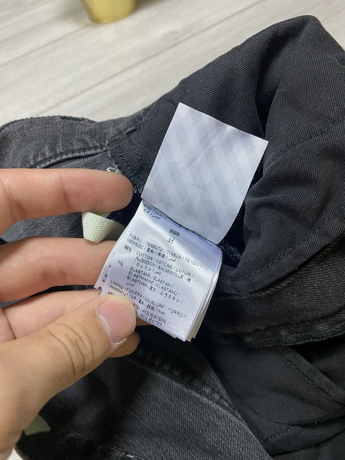 Off-White Off-White tape T 2013 Fire line do not cross jeans Size US 31 - 10 Thumbnail
