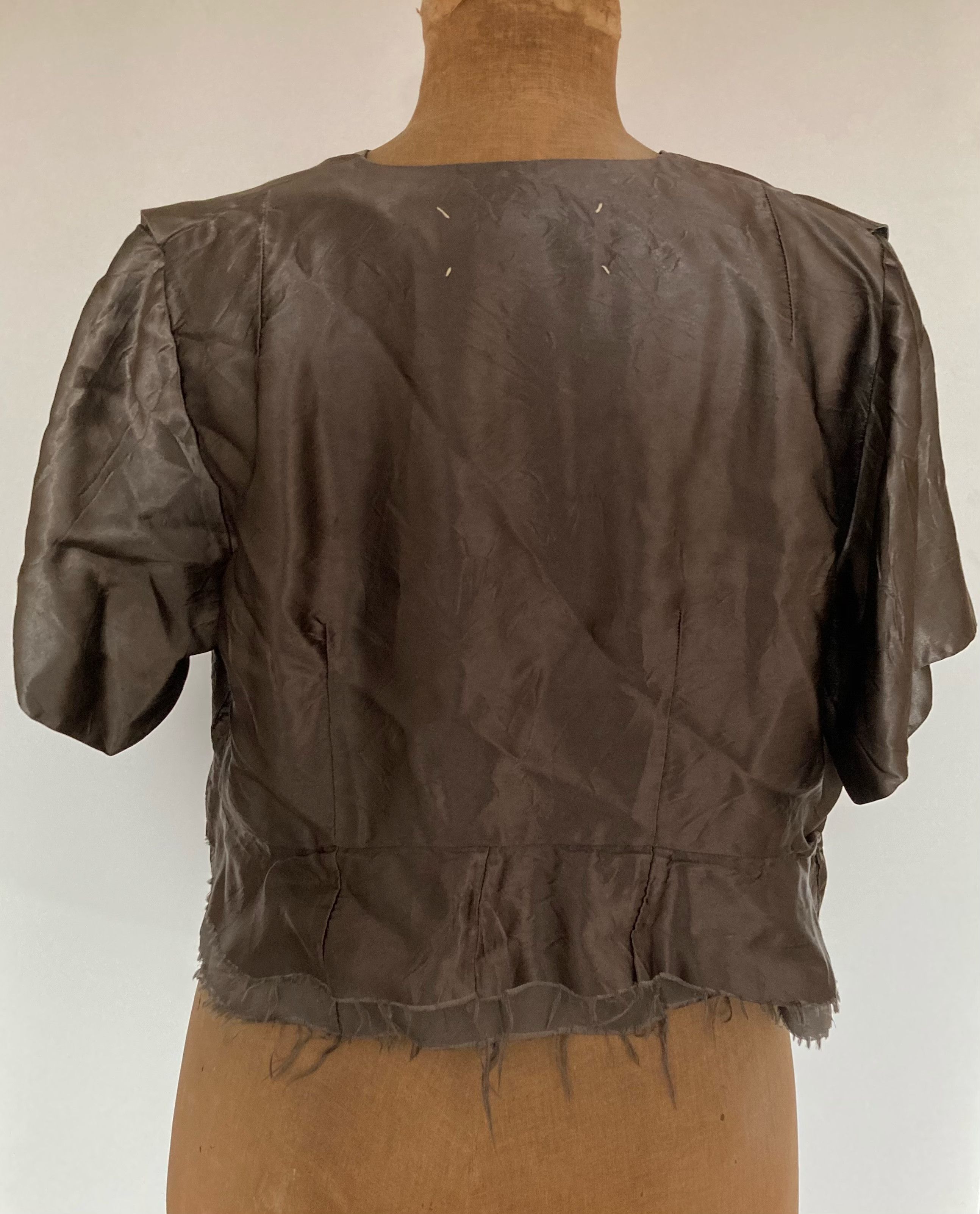 Maison Margiela MARTIN MARGIELA Artisanal AW1992 Deconstructed Top Satin Size M / US 6-8 / IT 42-44 - 4 Thumbnail