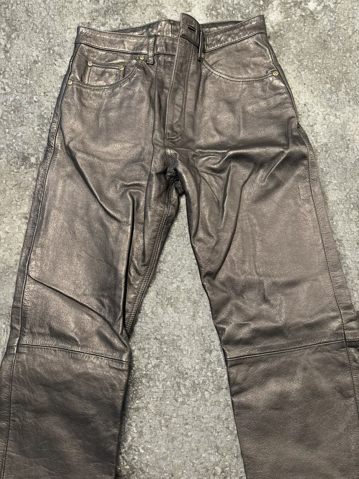 Vintage Vintage Leather Pants Size US 32 / EU 48 - 2 Thumbnail