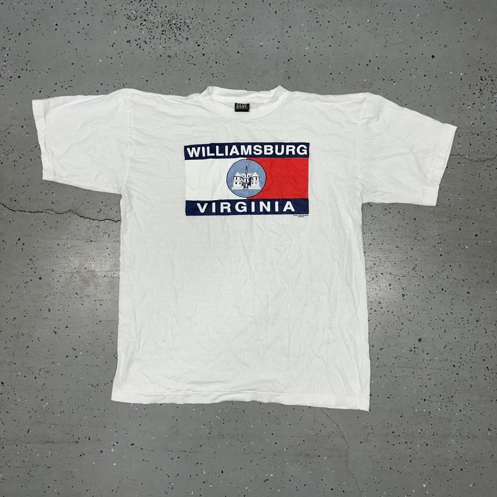 Other White vintage Williamsburg Virginia cotton t-shirt Size US XL / EU 56 / 4 - 1 Thumbnail