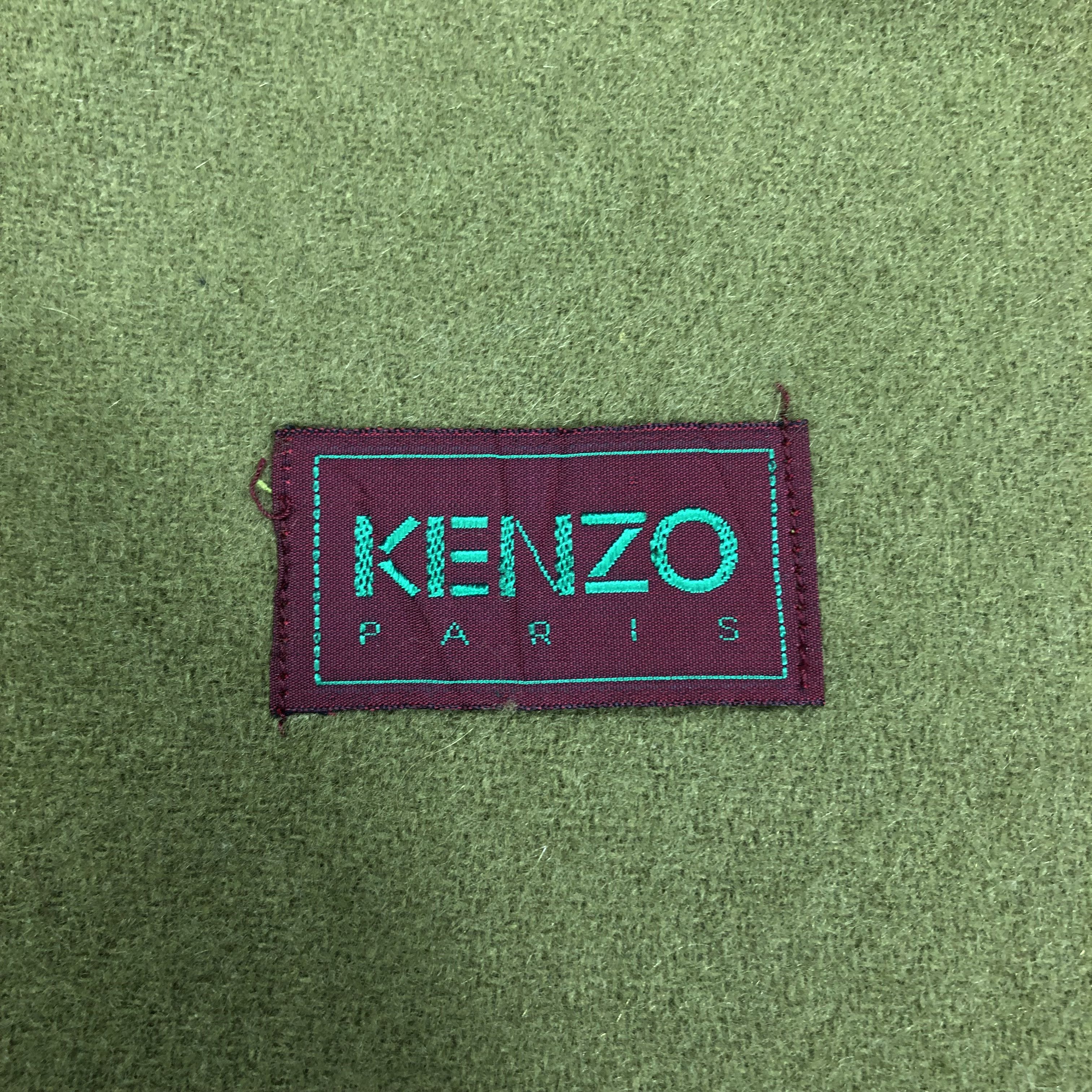 Kenzo × Vintage Vintage Kenzo Scarf Muffler MF335 Size ONE SIZE - 3 Thumbnail