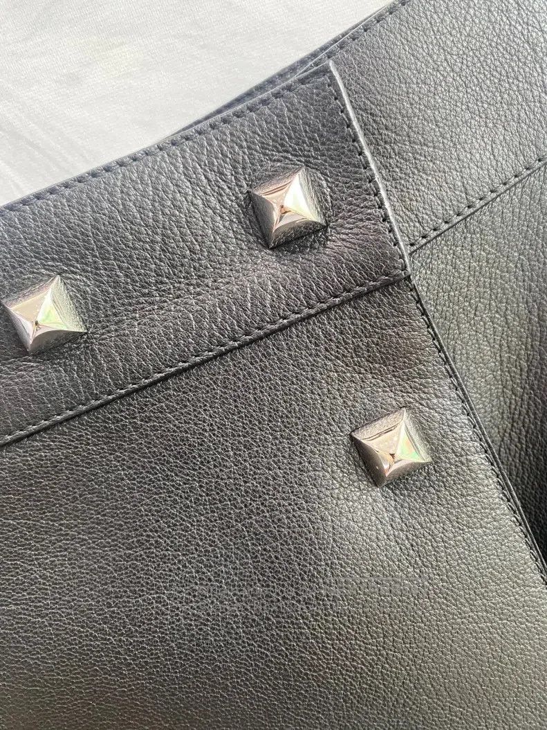 Hermes Hermes Black Leather Skirt Size 24" / US 00 / IT 34 - 7 Thumbnail