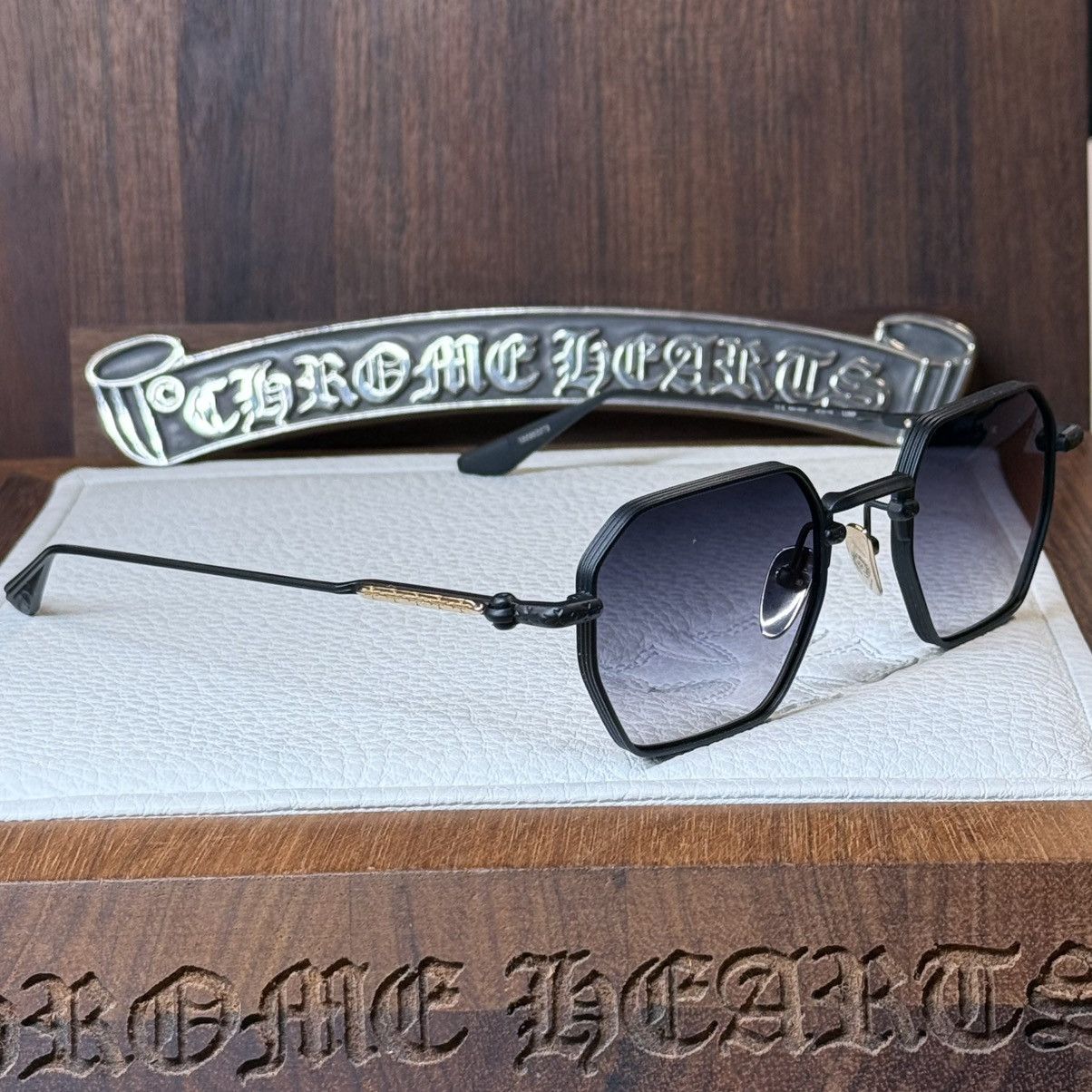 Chrome Hearts Chrome Hearts LUMP 1/1 ‘Dark Triad’ Sunglasses Size ONE SIZE - 5 Thumbnail
