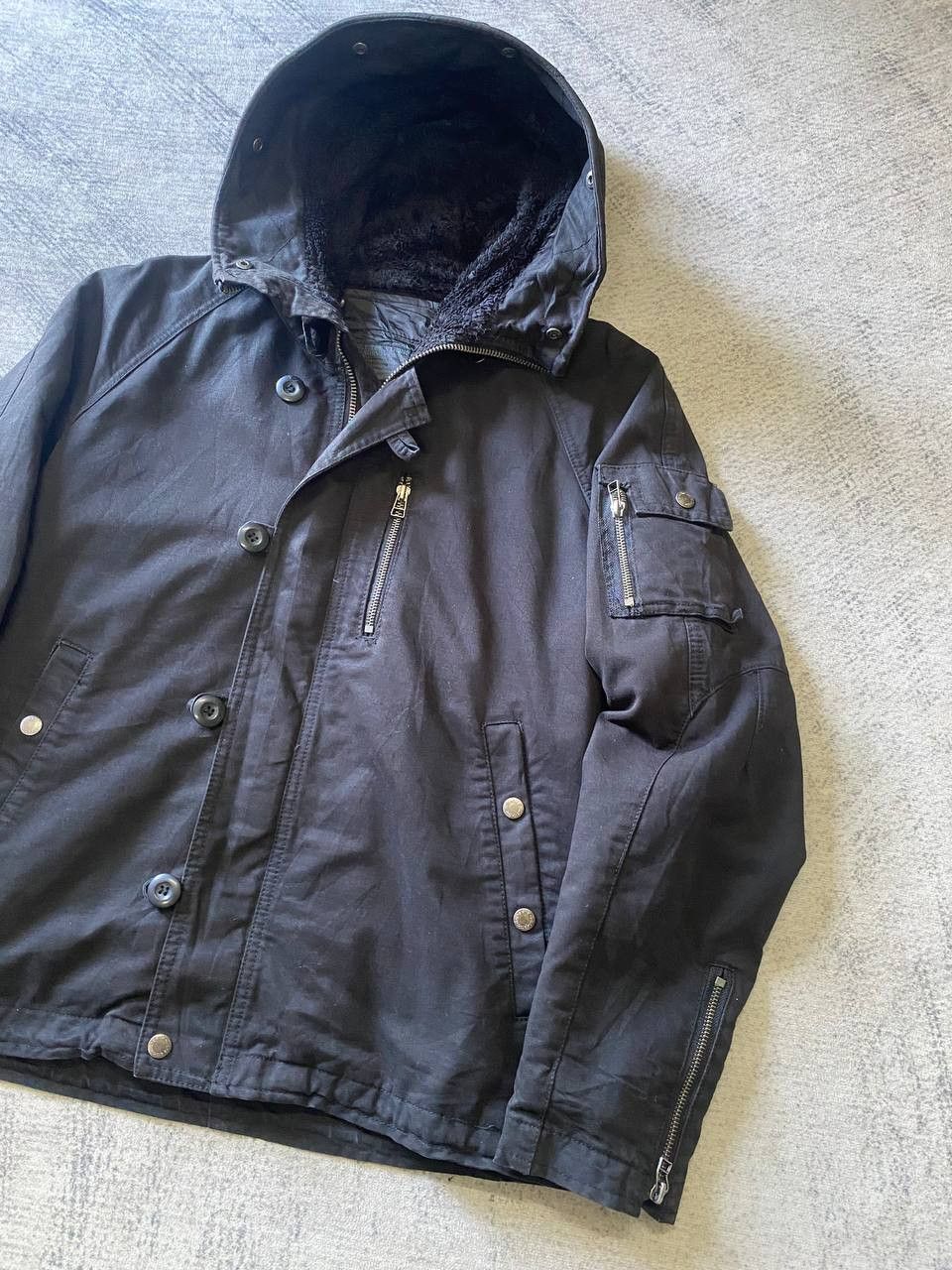 In The Attic In The Attic Military Style Hooded Jacket Japan Streetwear Size US M / EU 48-50 / 2 - 2 Thumbnail