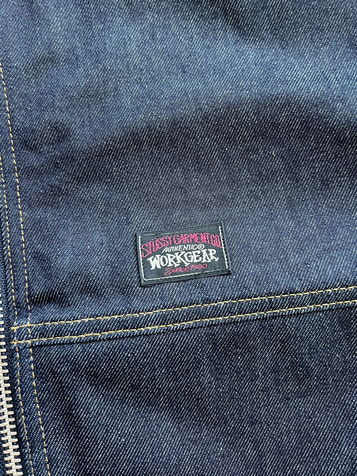 Stussy Stussy Raw Denim Insulated Work Jacket XL Size US XL / EU 56 / 4 - 5 Thumbnail