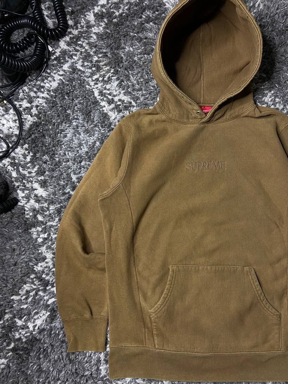 Supreme Supreme Tonal Embroidered Hoodie Pink F/W 15’ Size US M / EU 48-50 / 2 - 11 Thumbnail
