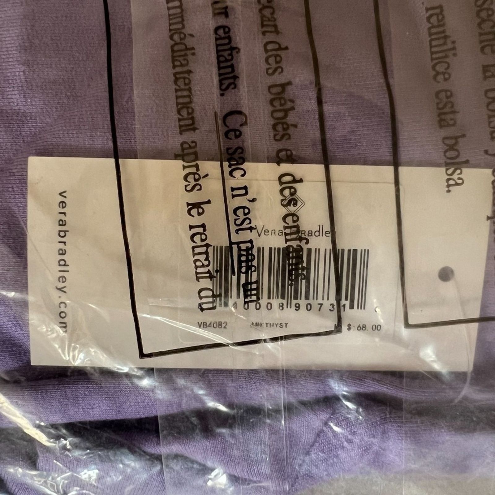 Vera Bradley VERA BRADLEY Amethyst/Purple Danica Hoodie, M SRP: $70 Size M / US 6-8 / IT 42-44 - 11 Thumbnail