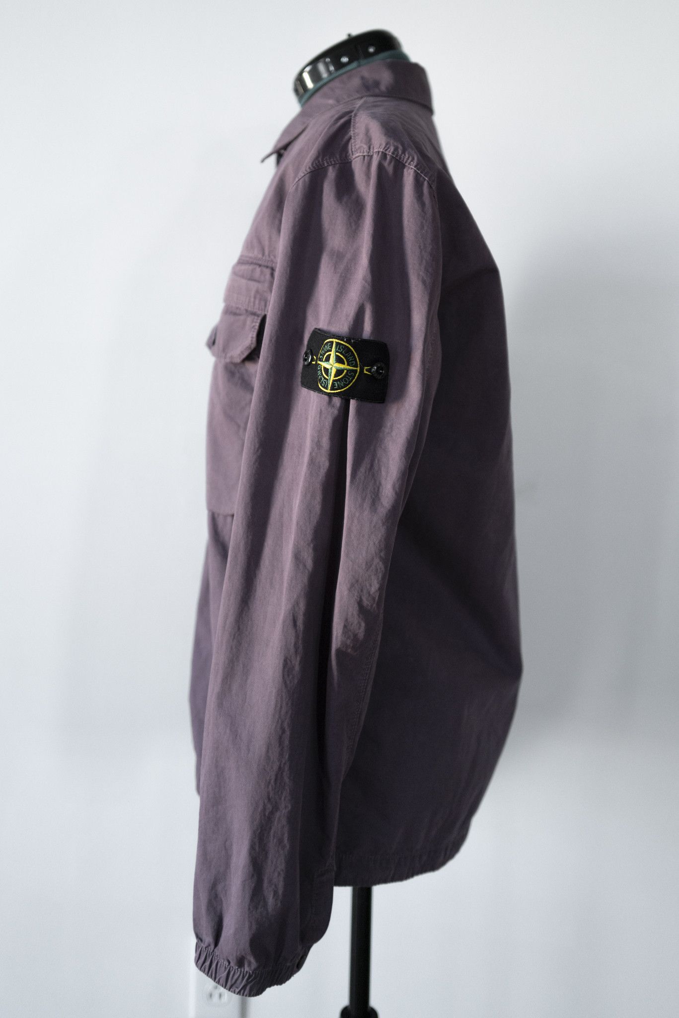 Stone Island Stone Island Garment Dyed Overshirt Plum sz. L Size US L / EU 52-54 / 3 - 3 Thumbnail