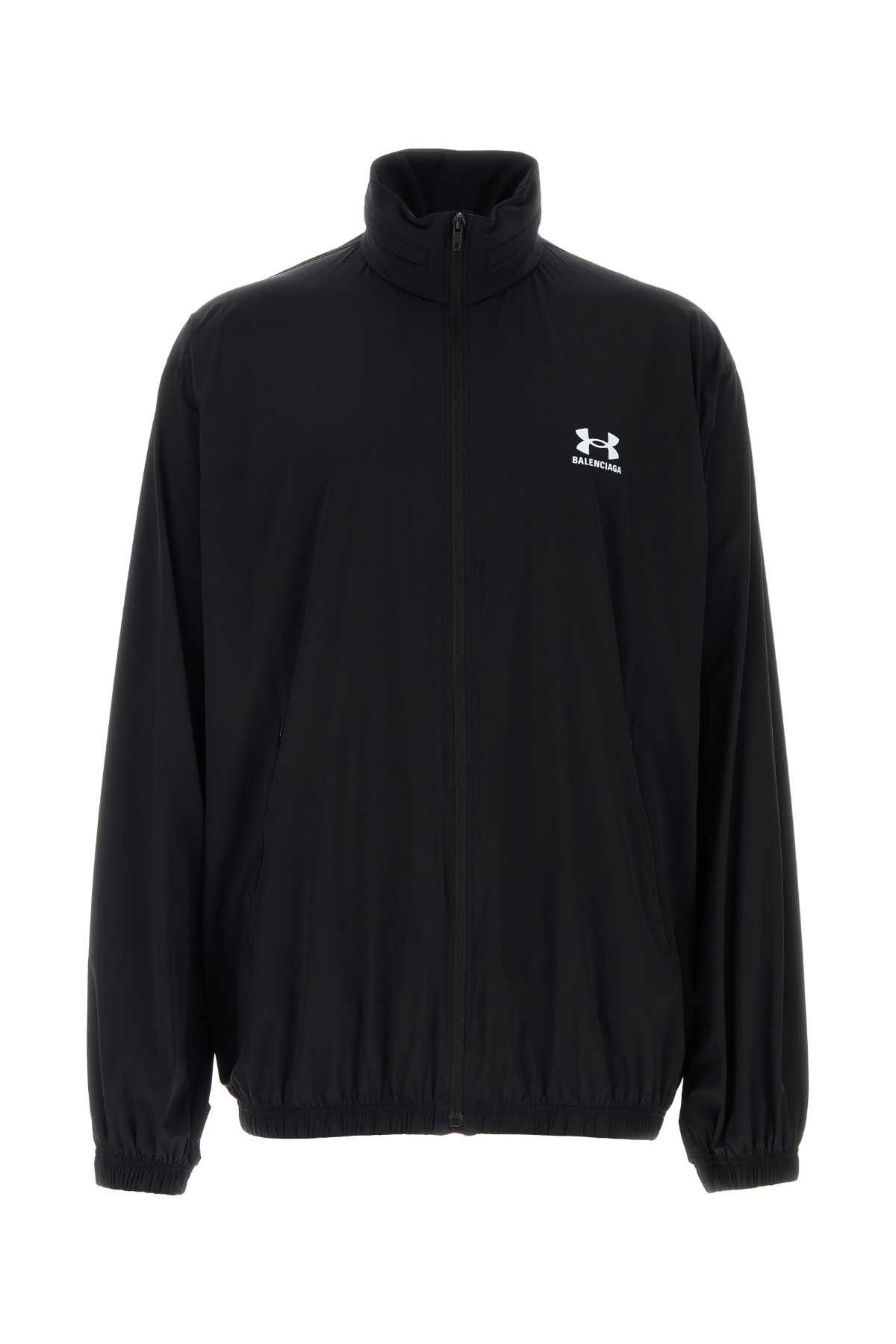 Balenciaga Black Stretch Nylon Balenciaga X Under Armour Jacket Size US M / EU 48-50 / 2 - 1 Thumbnail