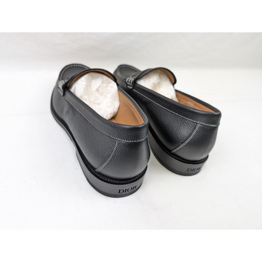 Dior o1rshd1 Granville Grained Calf Loafer in Nior Size US 13 / EU 46 - 18 Thumbnail