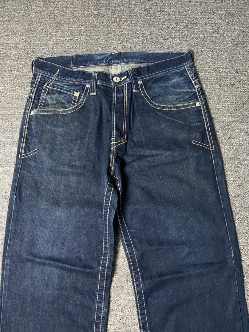 Japanese Brand DRAGON SPIRAL Baggy Style Denim Jeans (136) Size US 34 / EU 50 - 9 Thumbnail