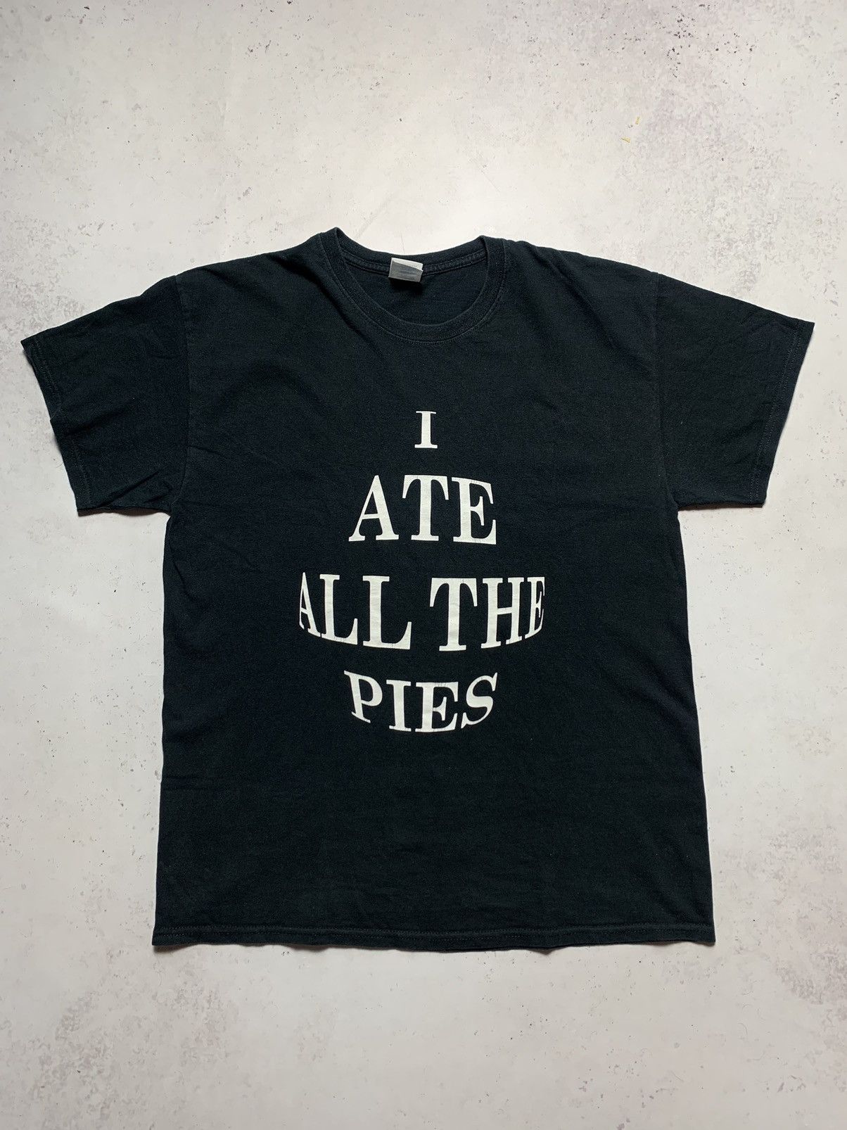 Vintage Vintage 90's Humor Streetwear Number Nine Style T-shirt Size US L / EU 52-54 / 3 - 3 Thumbnail