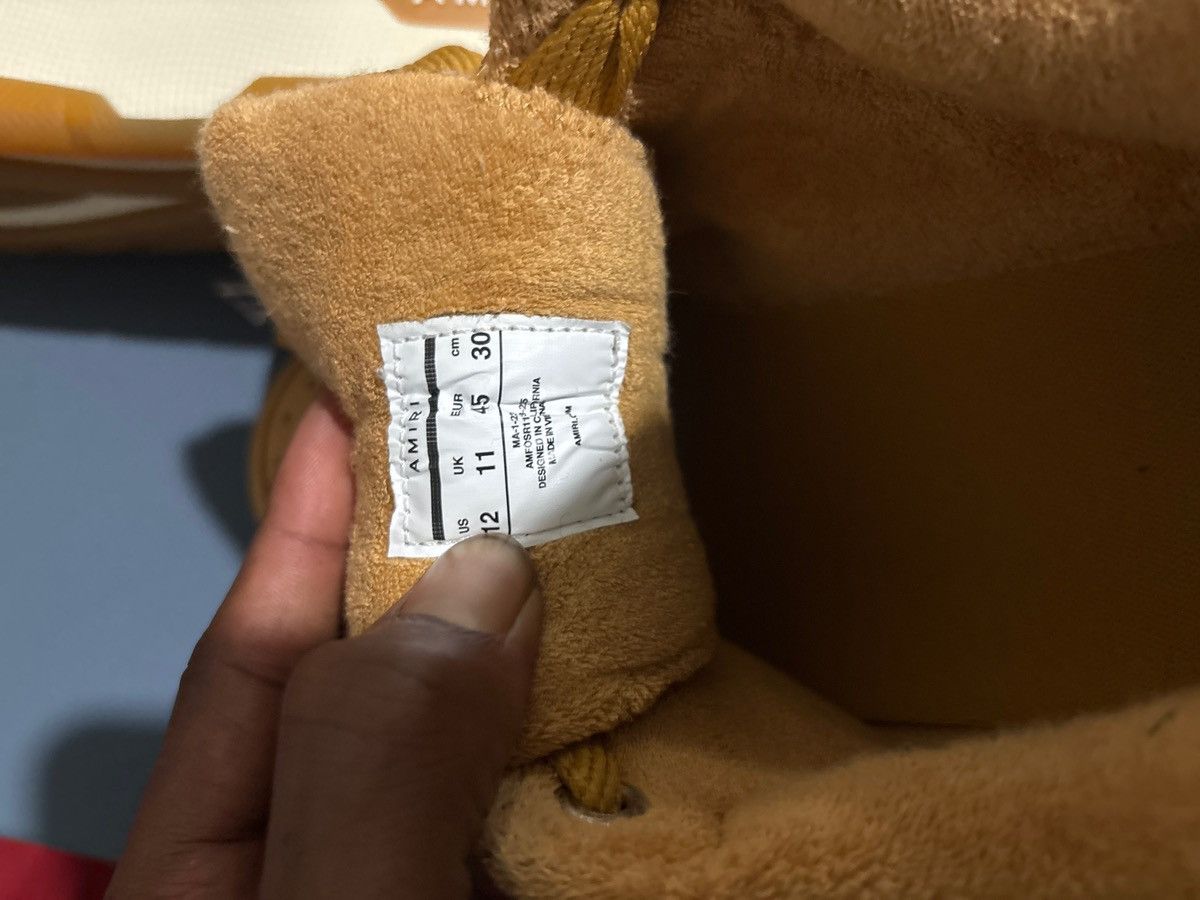 Amiri Amiri NUBUCK MA-1 “Wheat” Size US 12 / EU 45 - 6 Thumbnail