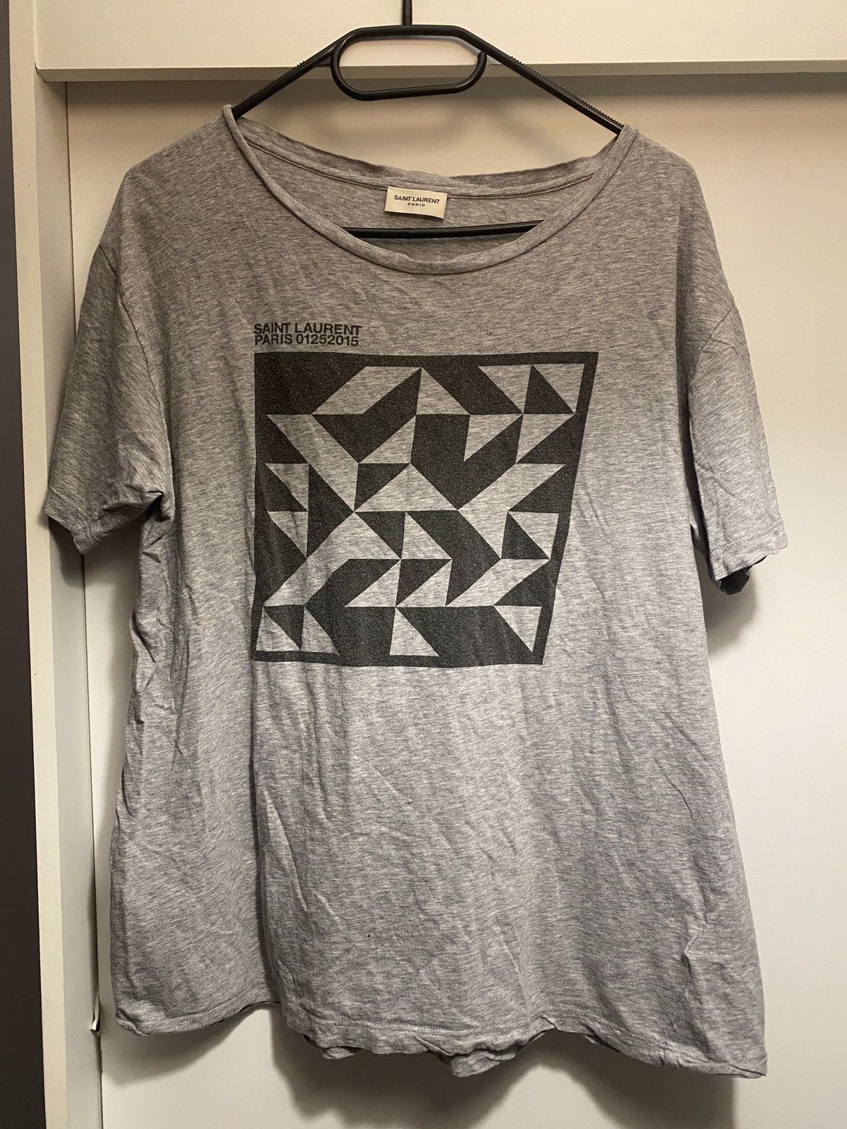 Saint Laurent Paris Saint laurent paris 2015 luxury tee Size US XL / EU 56 / 4 - 1 Thumbnail
