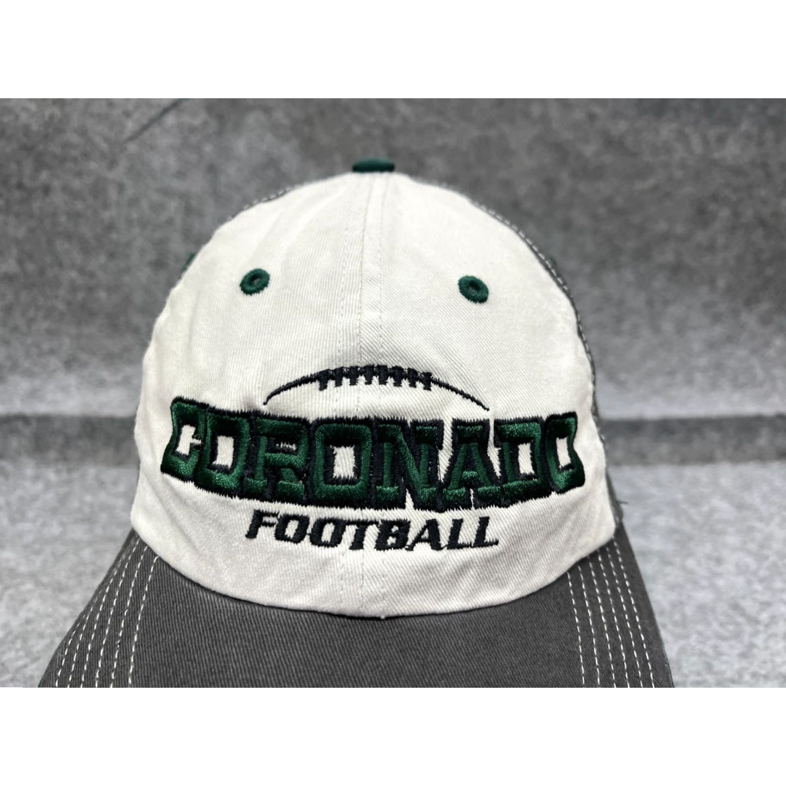 Vintage Richardson Football Cap Adjustable Adult Large Gray Lightweight Sports Hat Mens Size ONE SIZE - 2 Thumbnail