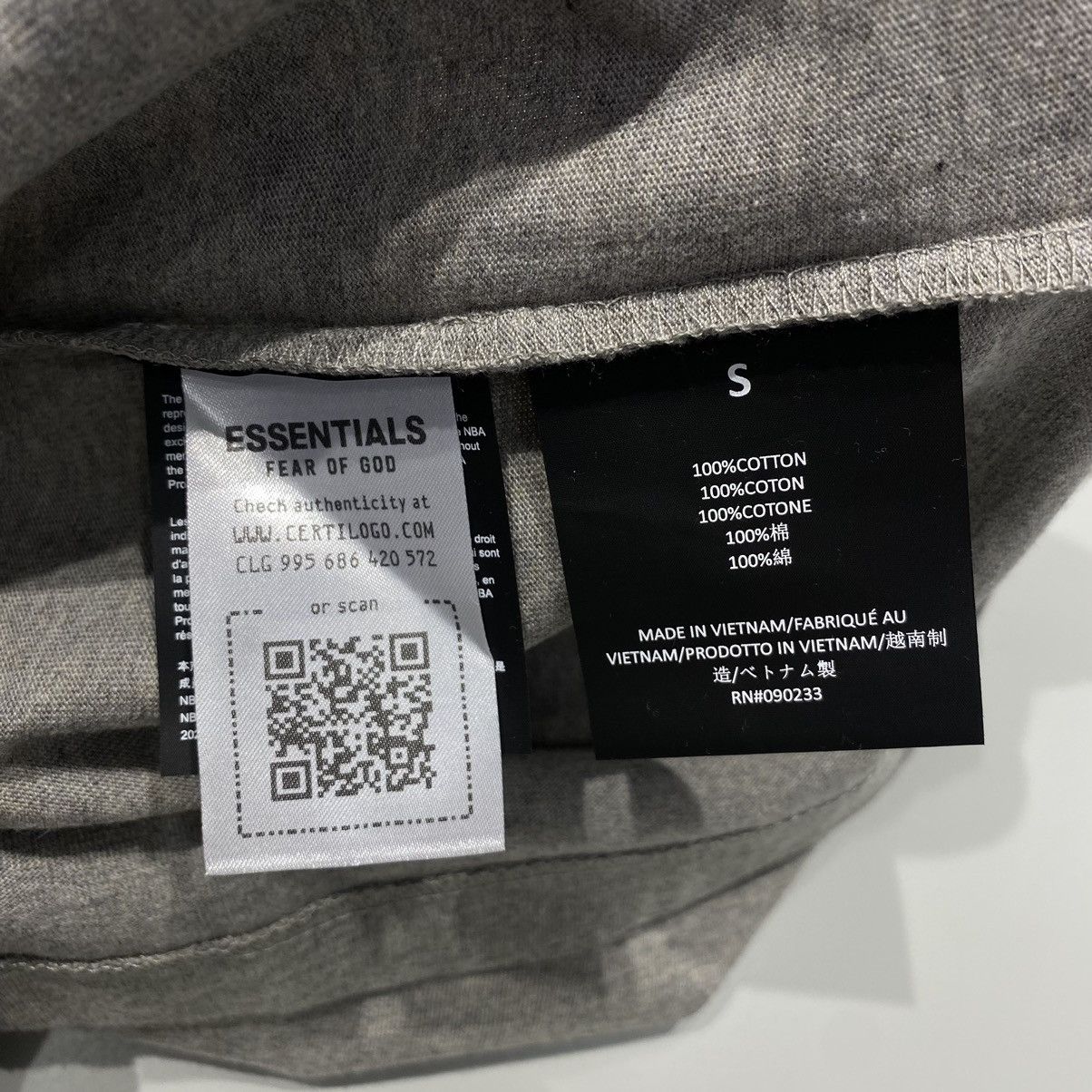 Essentials × NBA Fear of God Essentials x NBA Celtics Tee Warm Heather Size US S / EU 44-46 / 1 - 6 Thumbnail