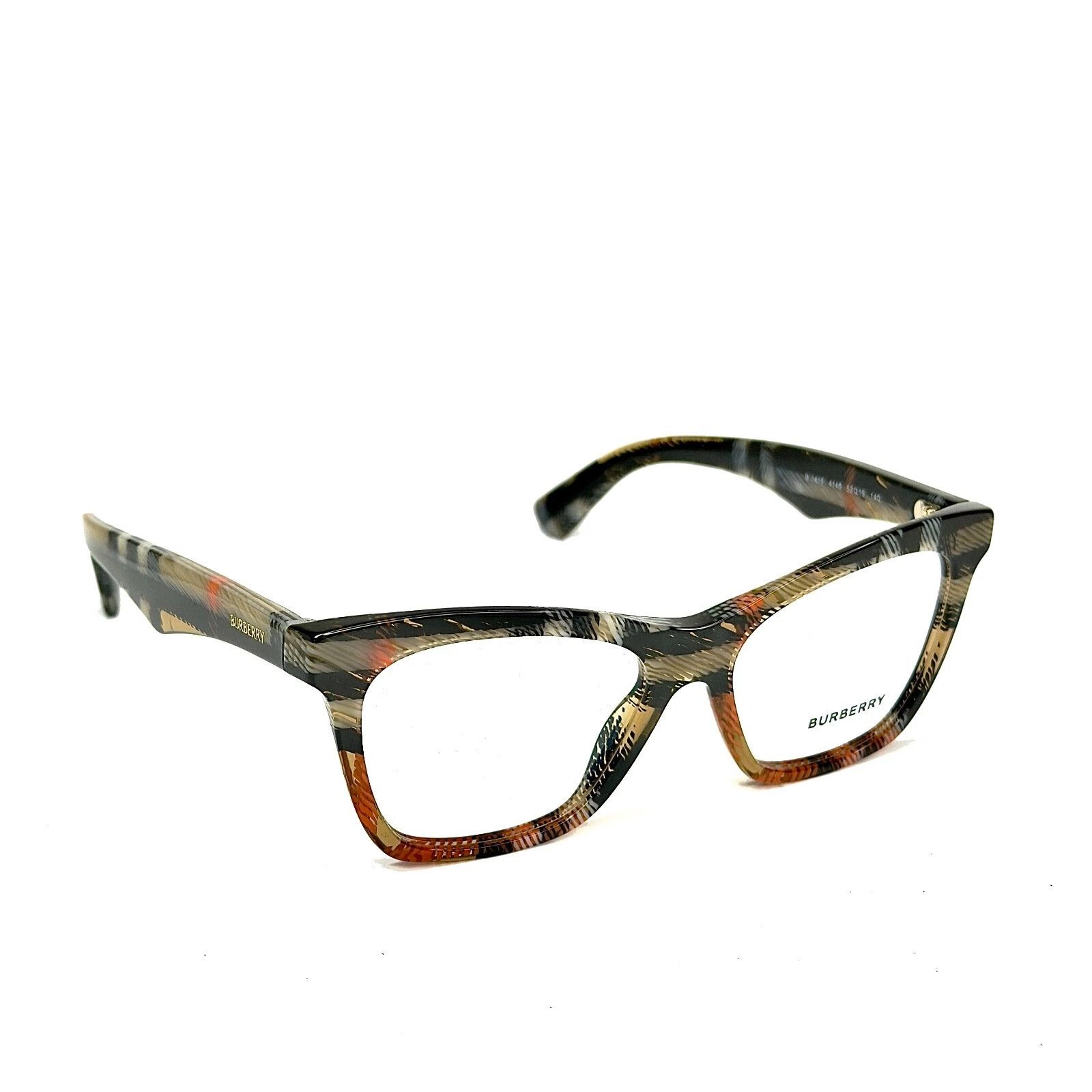 Burberry BURBERRY BE2416 Brown Check Classic Eyeglasses Optical 2416 Size ONE SIZE - 4 Thumbnail