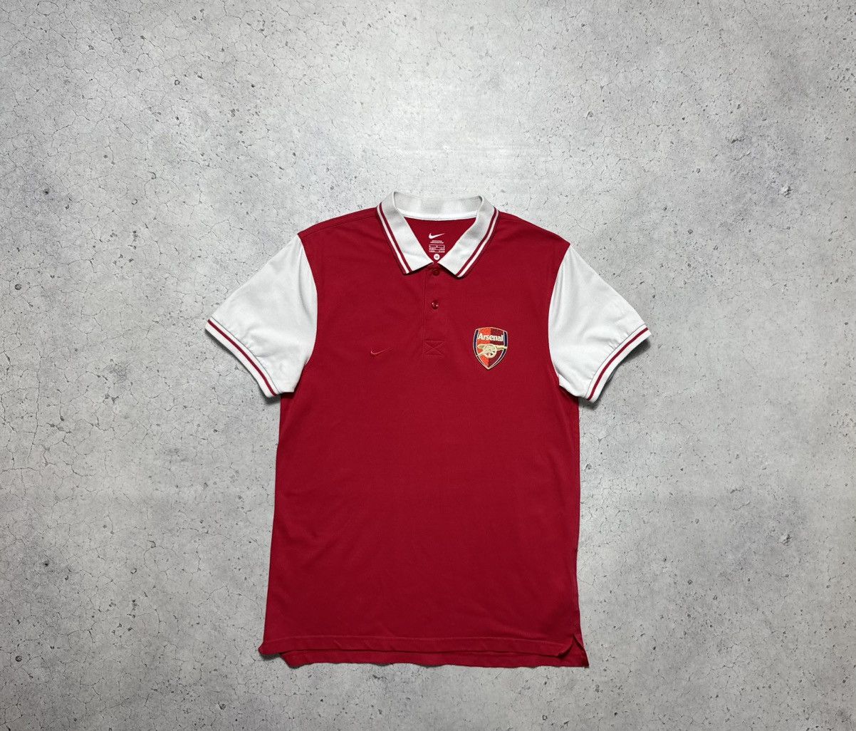 Nike Nike FC Arsenal London Vintage Polo Shirt Jersey Football Size US M / EU 48-50 / 2 - 1 Thumbnail
