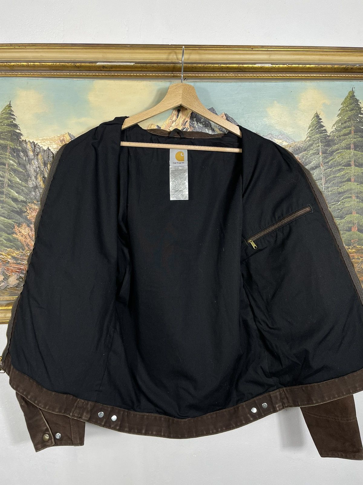 Carhartt Carhartt Retro 00s Denim Jacket Distressed Workwear Skate Size US S / EU 44-46 / 1 - 9 Thumbnail