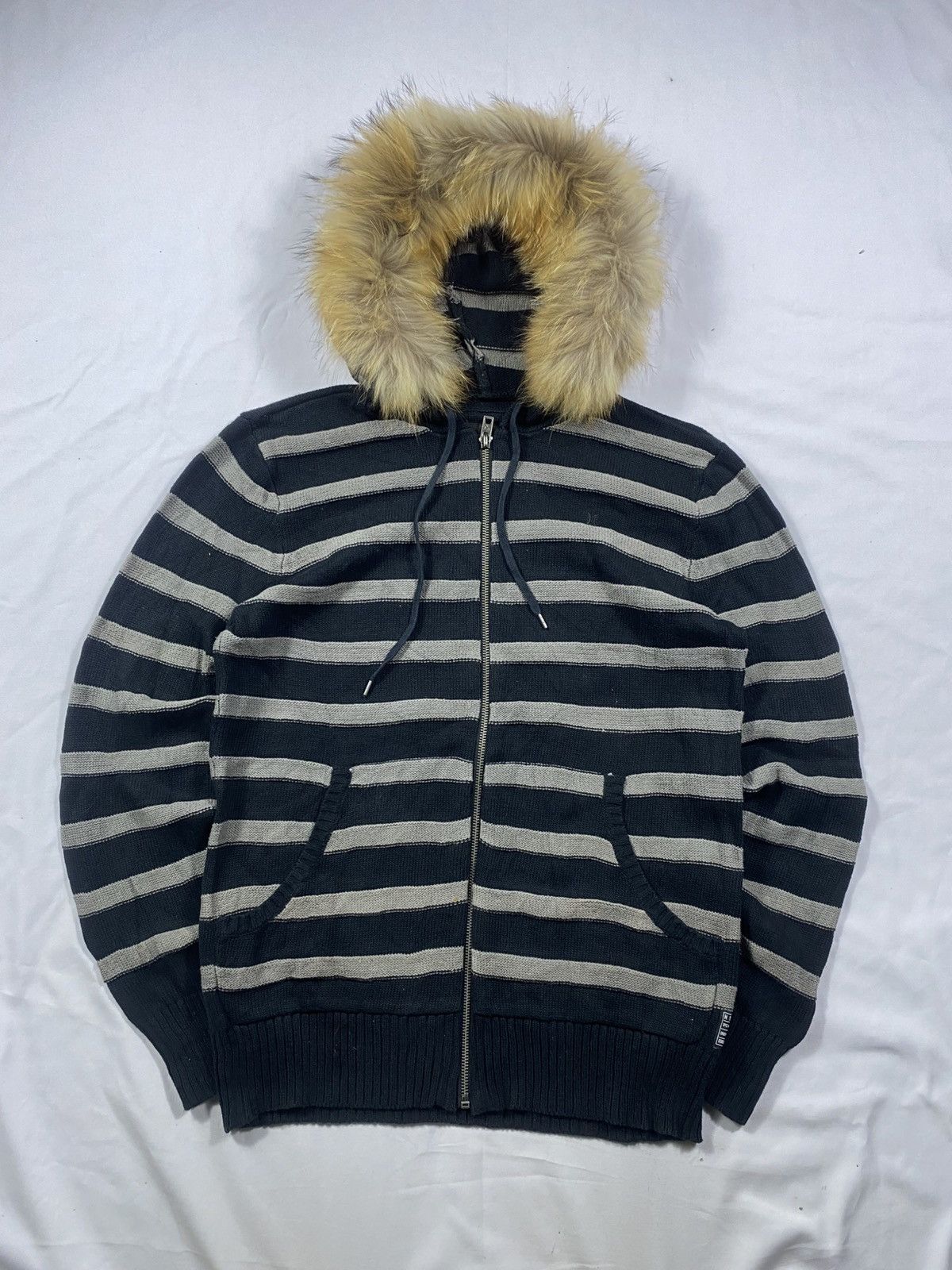20471120 Japanese Hurley Stripe Zip Hoodie lgb style Size US M / EU 48-50 / 2 - 1 Thumbnail