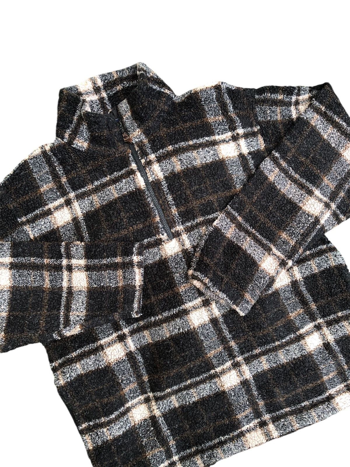 Penfield × Vintage Vintage PENFIELD Fleece Jacket Checkered Design Size US M / EU 48-50 / 2 - 3 Thumbnail