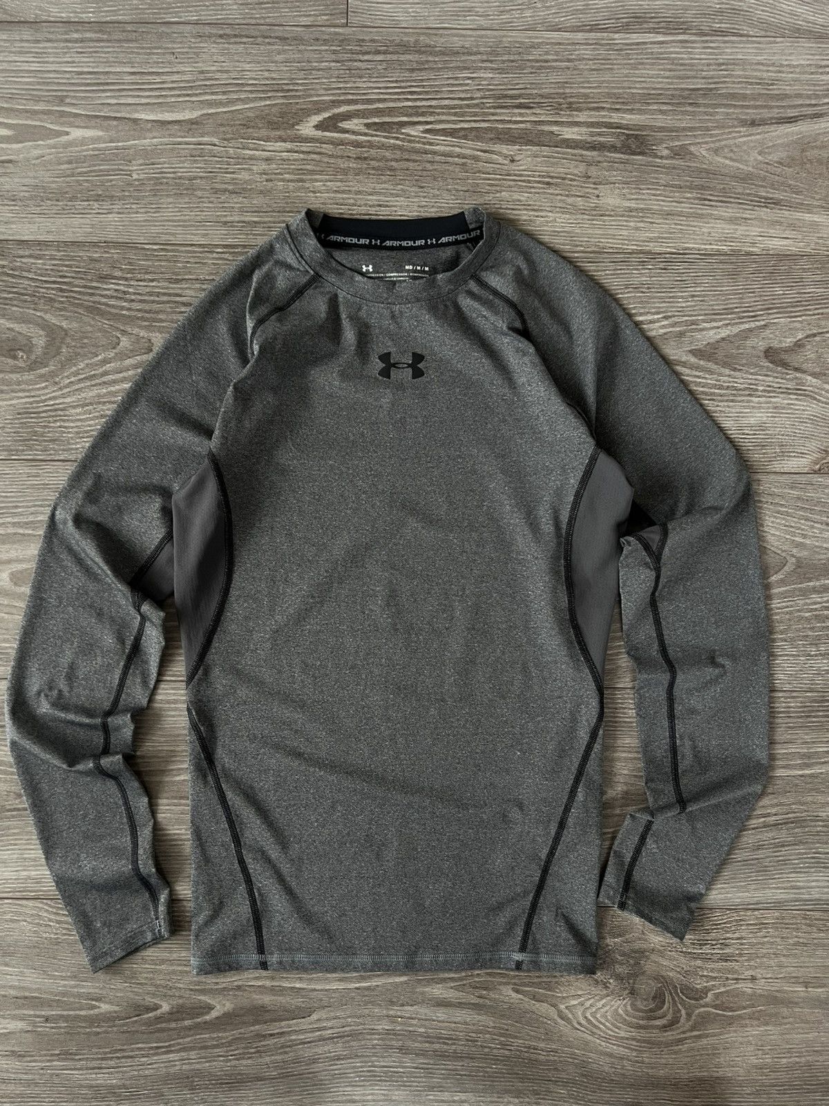Other × Under Armour Under Armour Central Logo Onix Compression Heatgear Long Tee Size US M / EU 48-50 / 2 - 9 Thumbnail