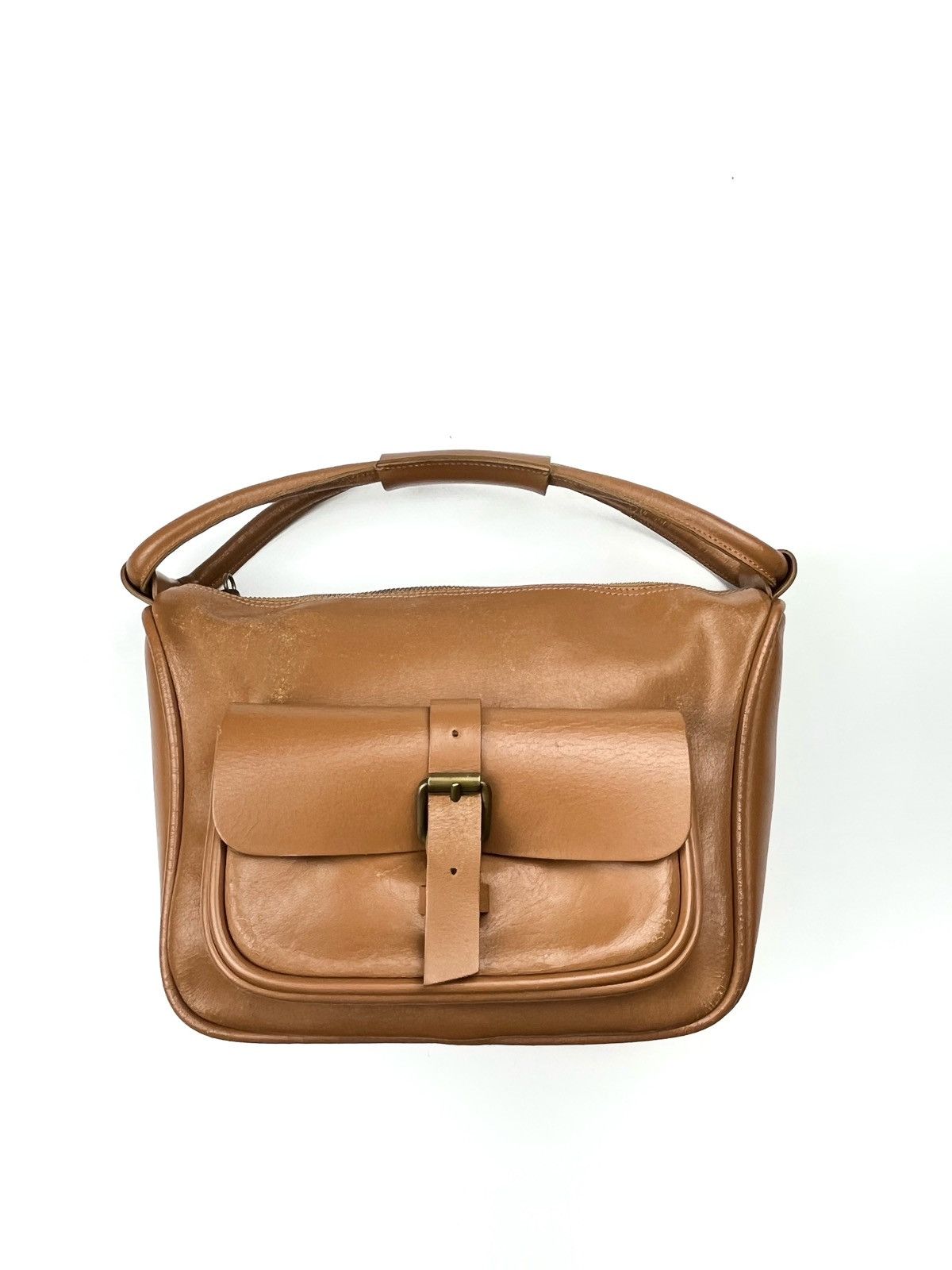 MIU MIU vintage 90s prada archive leather pocket handbag