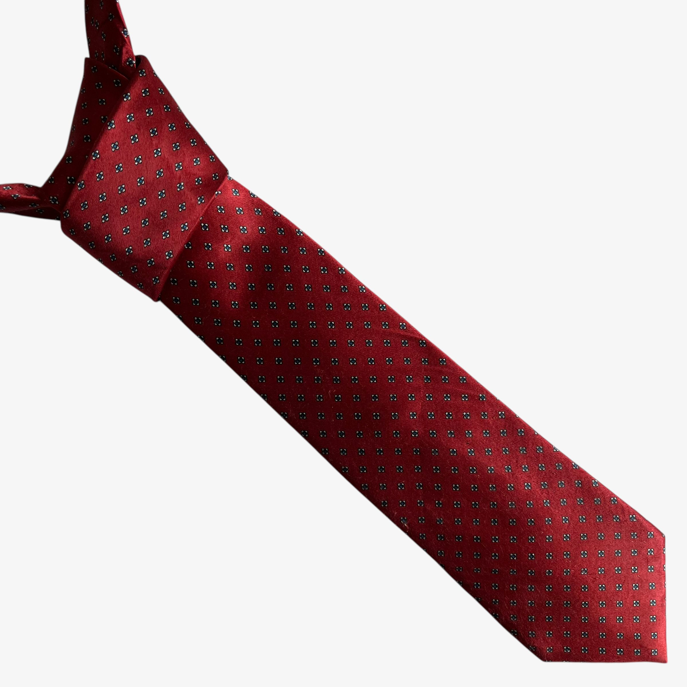 Oscar De La Renta Vintage 80s Oscar De La Renta Abstract Floral Print Silk Tie Size ONE SIZE - 1 Thumbnail