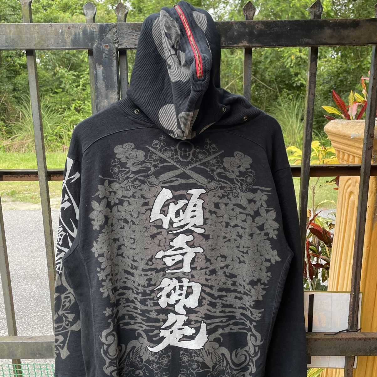 Art Comes First 🔥🇯🇵Motive Tattoo Skulls Sukajan Full Zip Head Sweater Hoodie Size US M / EU 48-50 / 2 - 3 Thumbnail