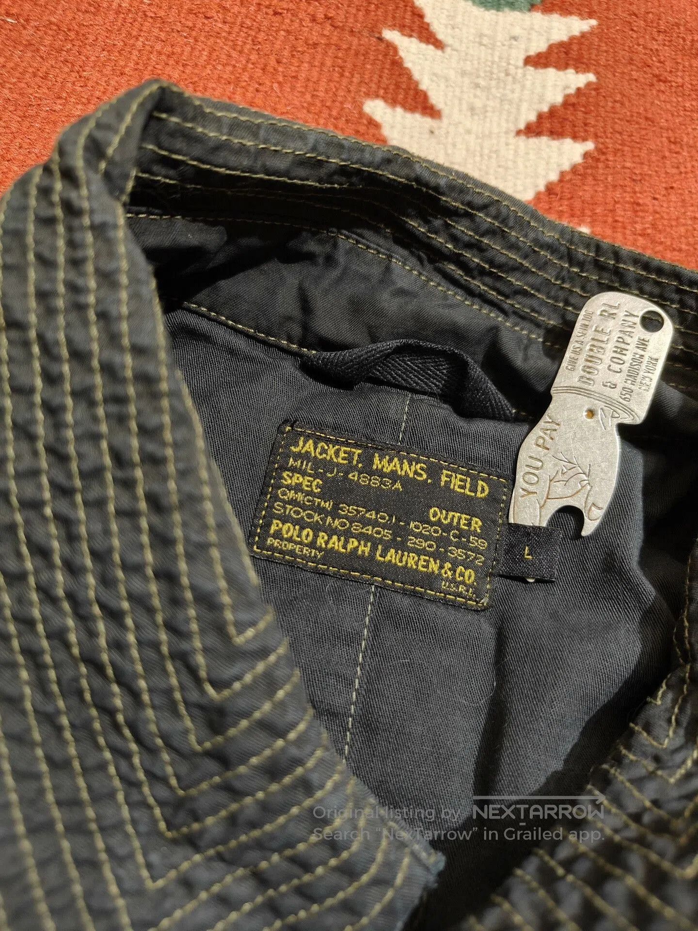 RRL Ralph Lauren RRL Heavy Vintage M43 Combat Jacket. Size US L / EU 52-54 / 3 - 3 Thumbnail