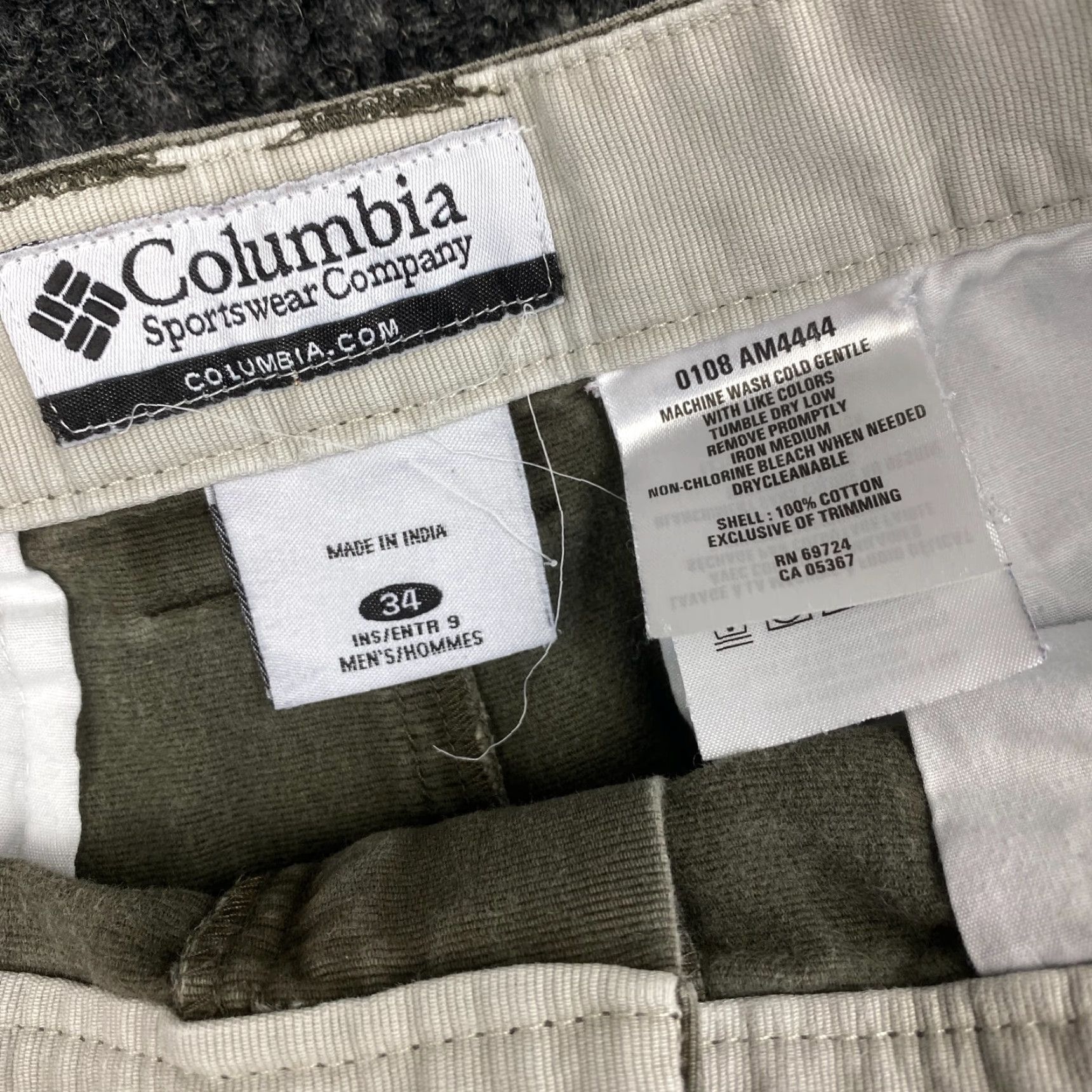 Vintage Columbia Shorts Mens Outdoor Hiking Green 34 Lander Ridge AM4444 Size US 34 / EU 50 - 5 Thumbnail