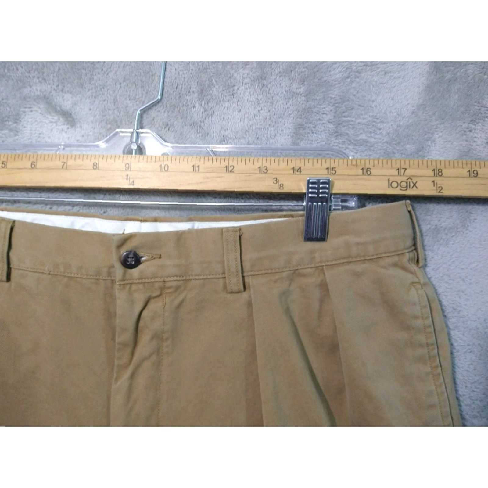 Polo Ralph Lauren Polo Ralph Lauren Pants Chino Classic Mens 36 Beige Mid Rise Pleated Straight 32in Inseam 36 waist Size US M / EU 48-50 / 2 - 3 Thumbnail