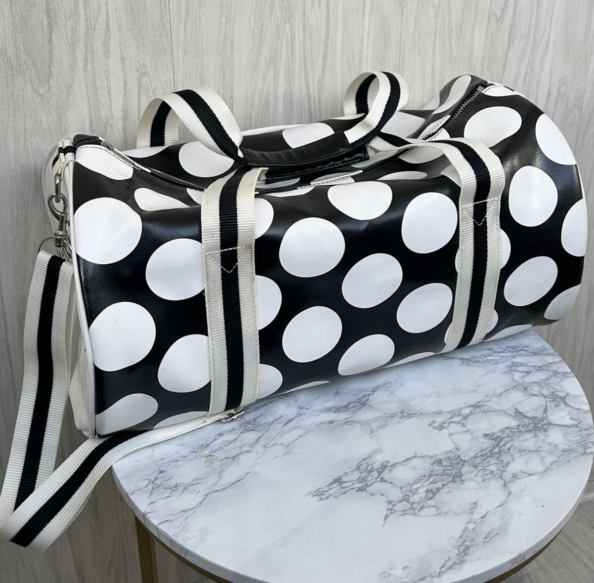 Fred Perry Fred Perry Duffle Bag Polka Dot Gym Travel Shoulder Bag Size ONE SIZE - 14 Thumbnail