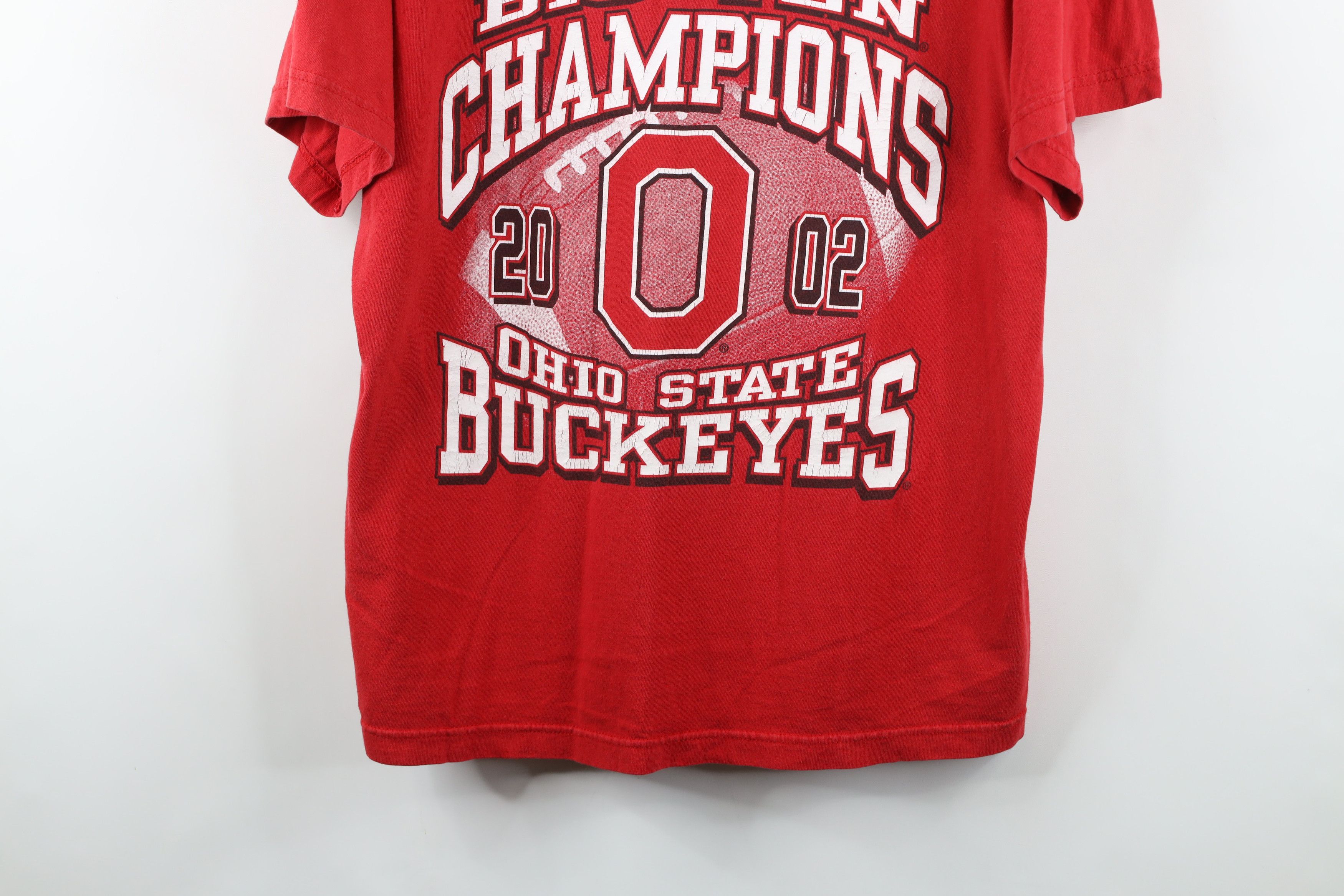 Vintage Vintage Y2K 2002 Ohio State University Football T-Shirt Size US XL / EU 56 / 4 - 3 Thumbnail