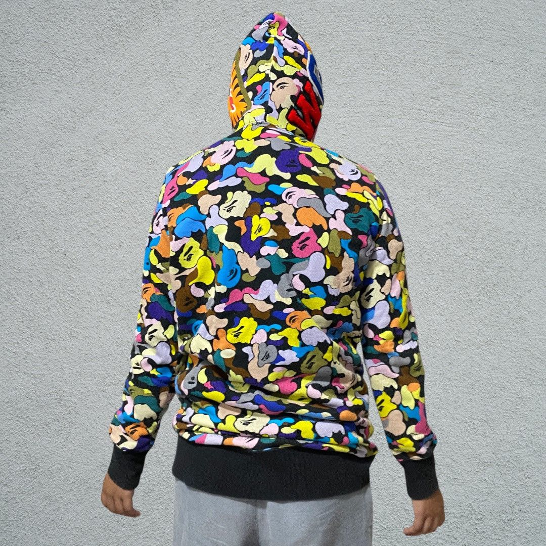Bape BAPE MULTI CAMO FULL-ZIP SHARK JACKET Size XS / US 0-2 / IT 36-38 - 4 Thumbnail