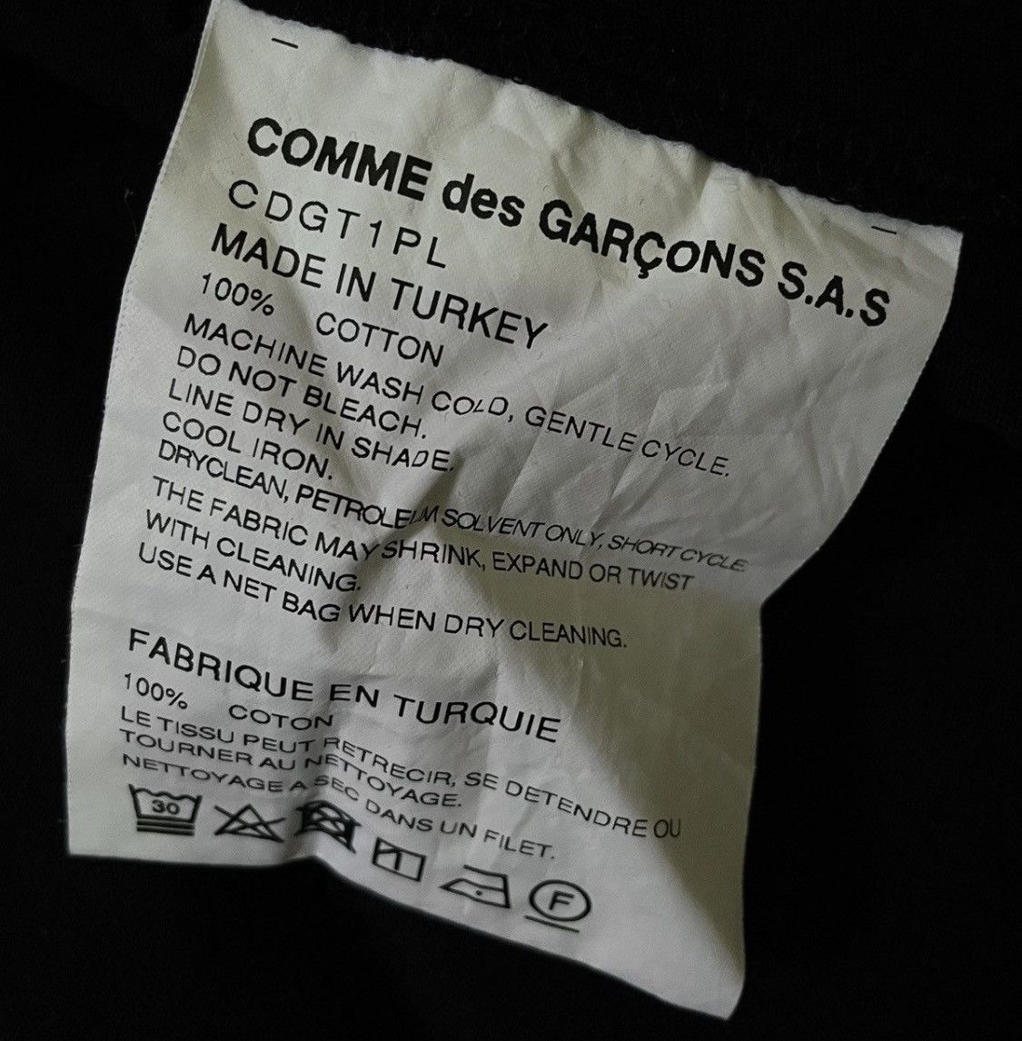 Comme des Garcons CDG SHIRT black longsleeve Size US M / EU 48-50 / 2 - 3 Thumbnail