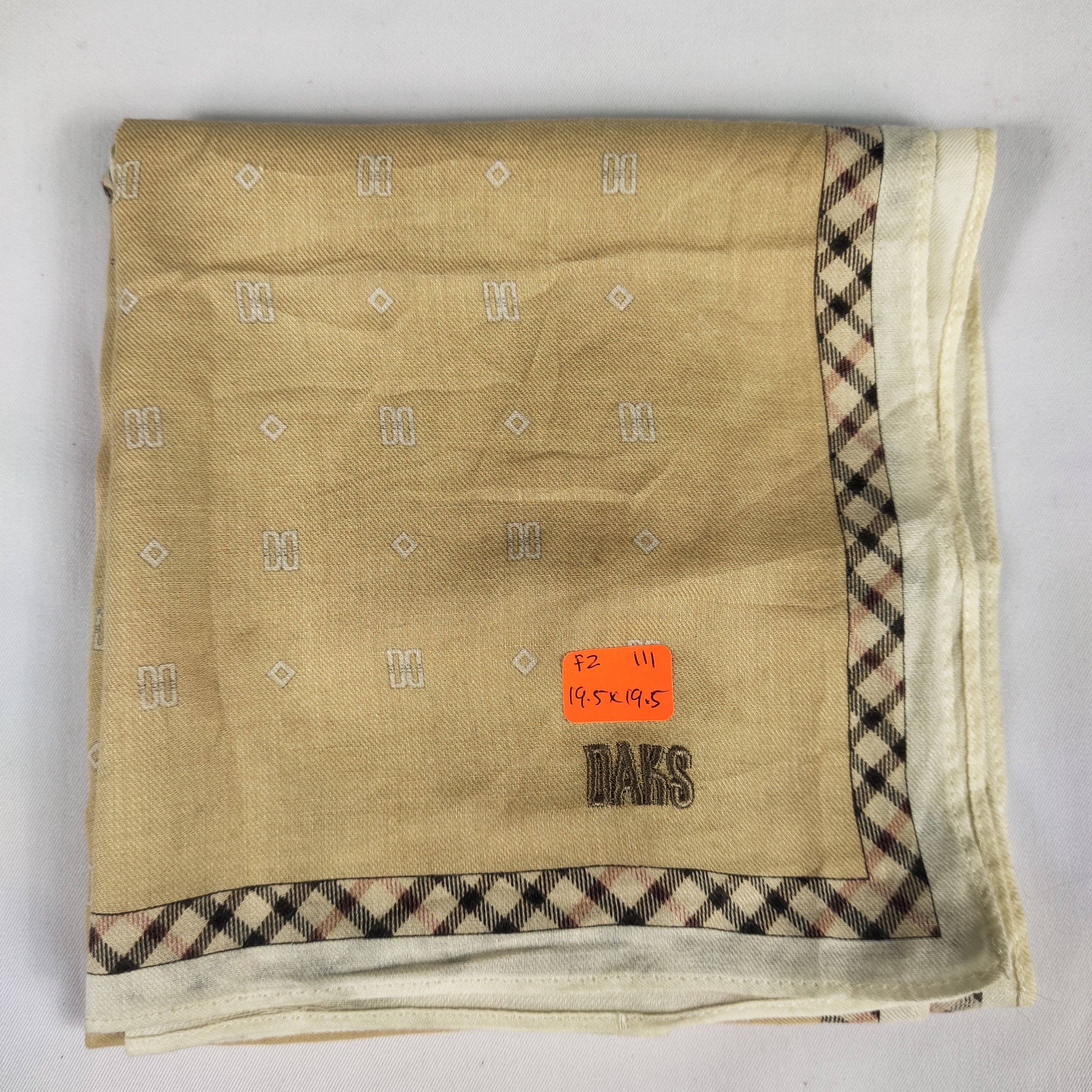DAKS × Vintage Daks Handkerchief / Neckerchief / Bandana FZ111 Size ONE SIZE - 2 Thumbnail
