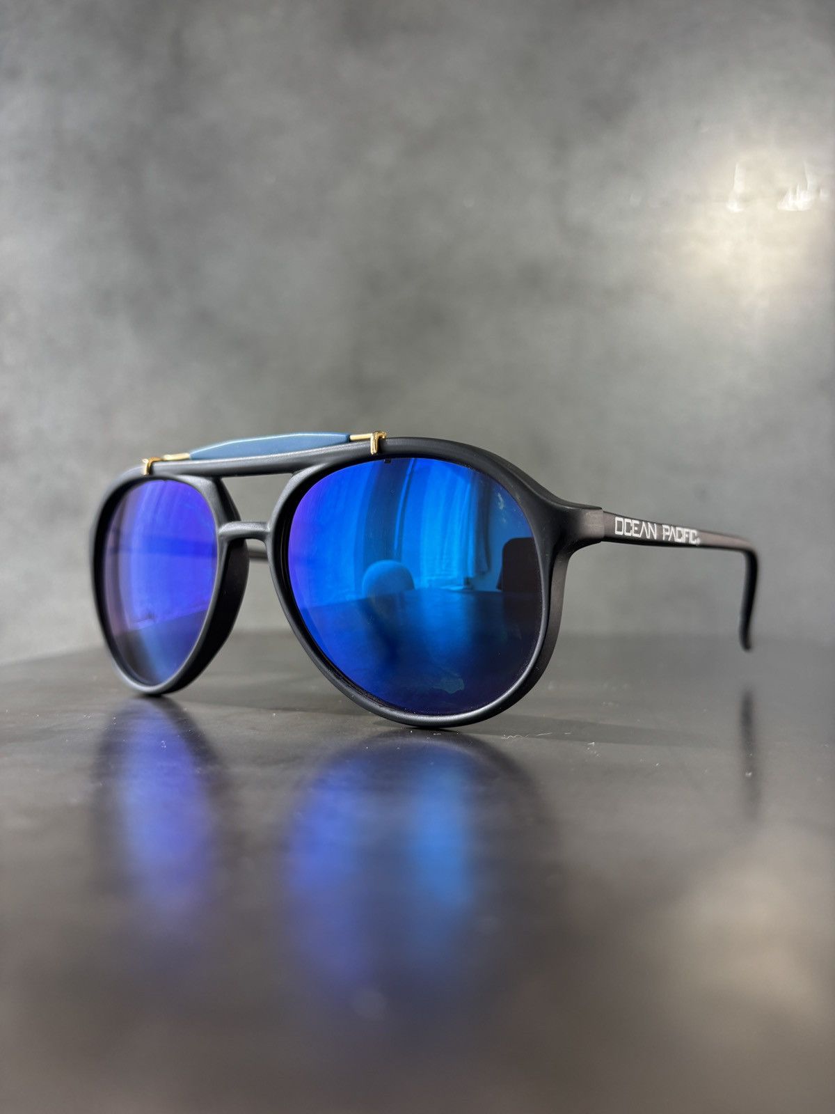 Ocean Pacific × Vintage 1990s Ocean Pacific Sunglasses Vintage Aviators Shooters 90s Size ONE SIZE - 2 Thumbnail