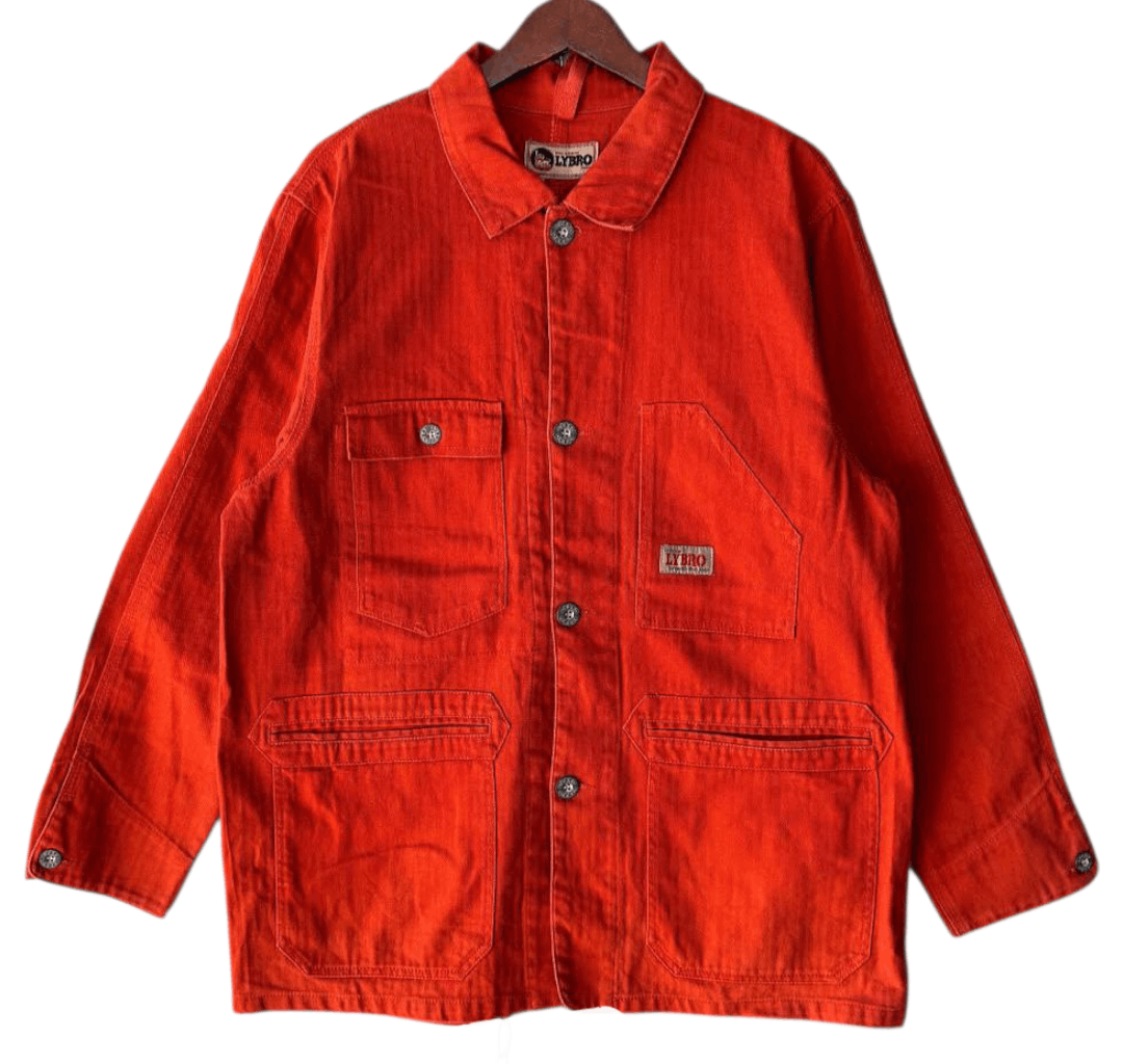 nigel cabourn lybro NIGEL CABOURN Lybro work jacket vintage orange